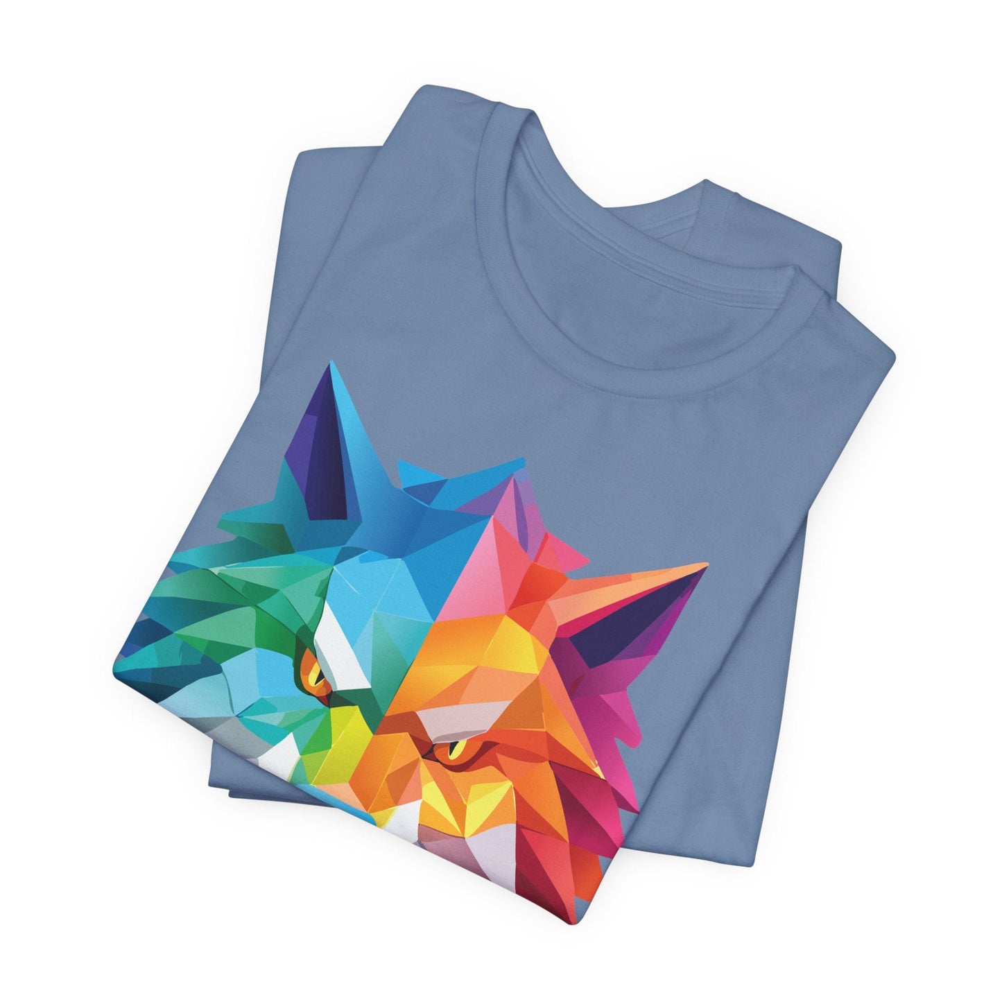 Unisex Animal Shirt Art Design Tee With Animals Wild Animals Shirt Short Sleeve
