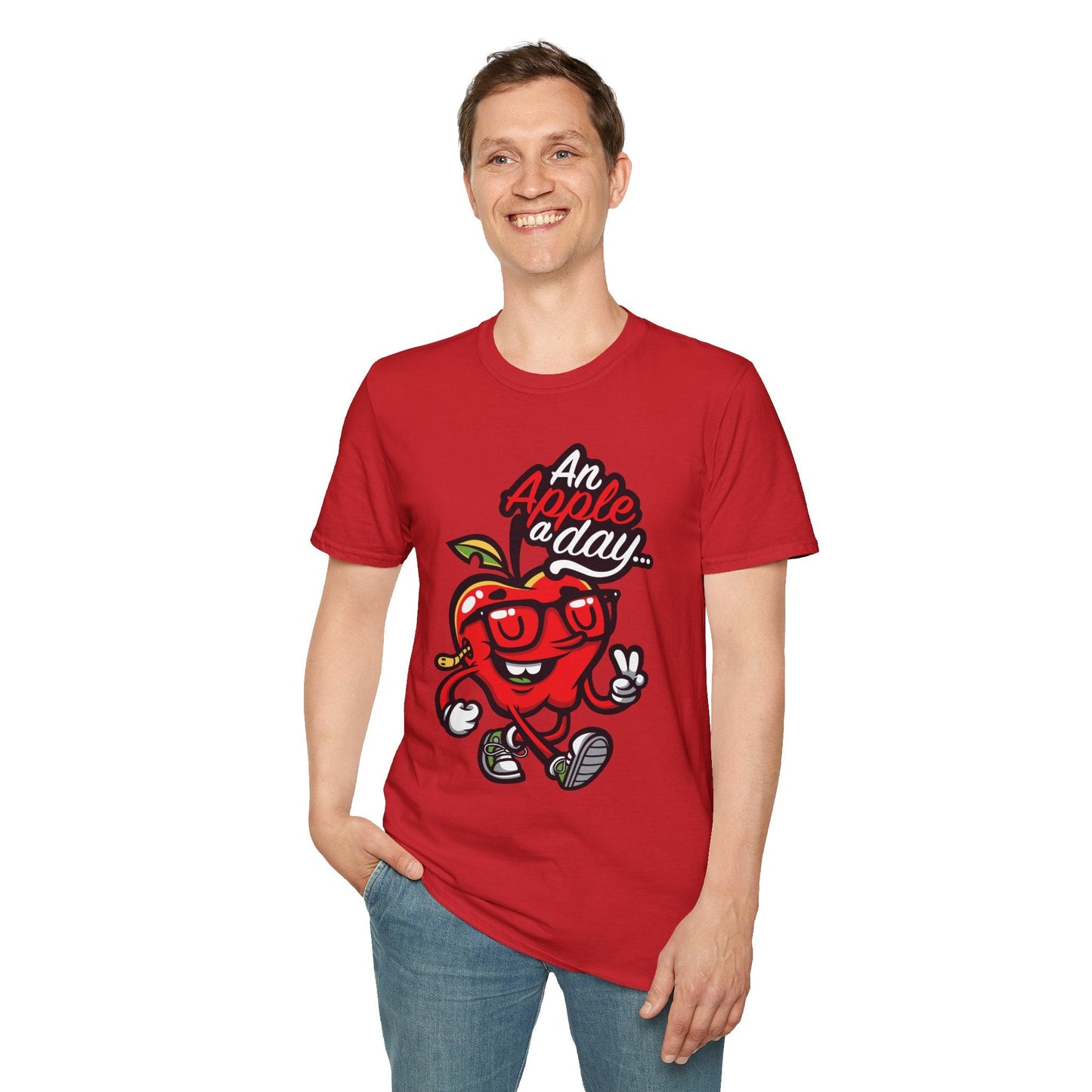Cartoon T Shirt Animation Tee Funny Tee Unisex Softstyle Cotton Shirt Gildan Softstyle 64000
