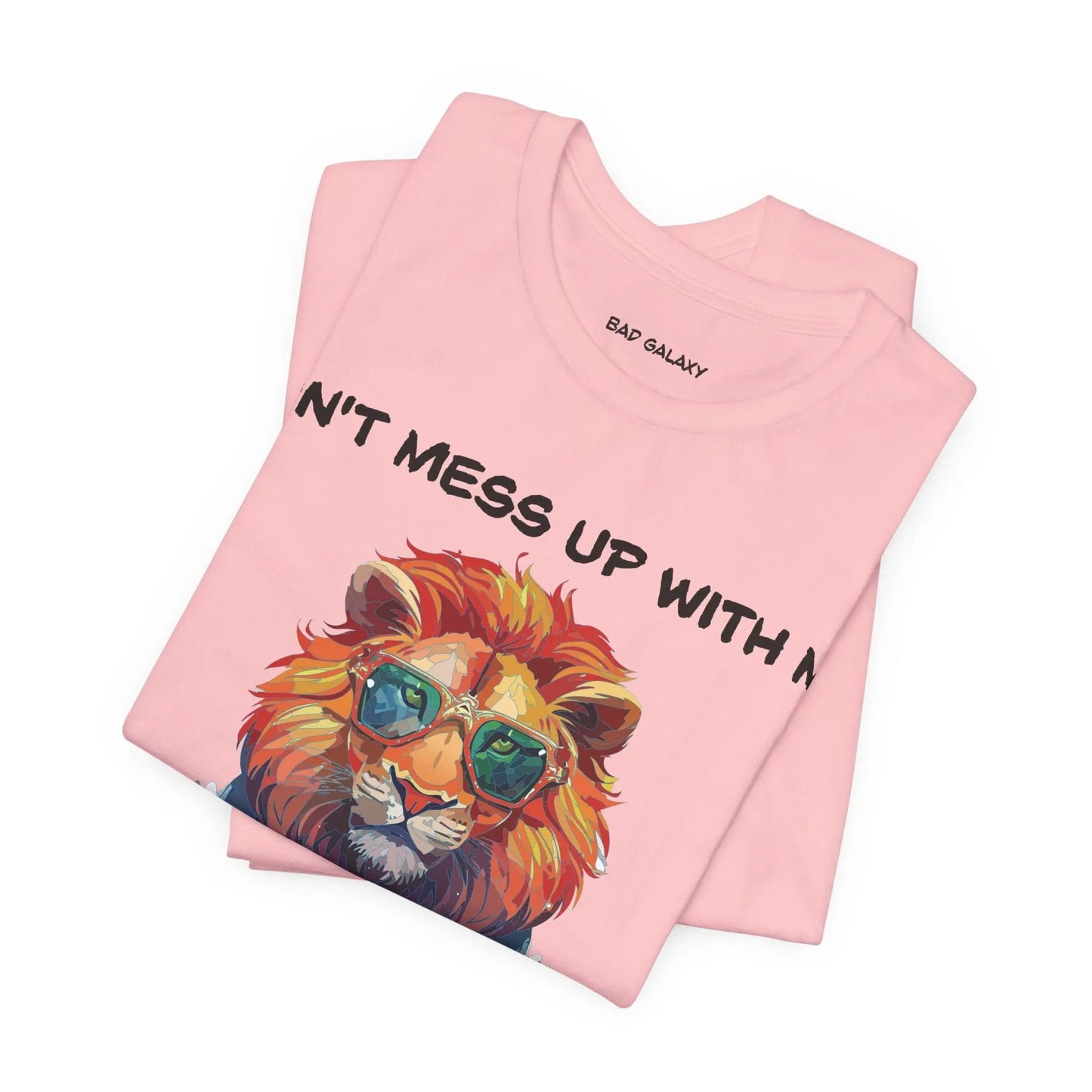 Bad Galaxy Animal T Shirt Made To Order 100 Percent Cotton Tee With Eco Friendly Inks Designed In US