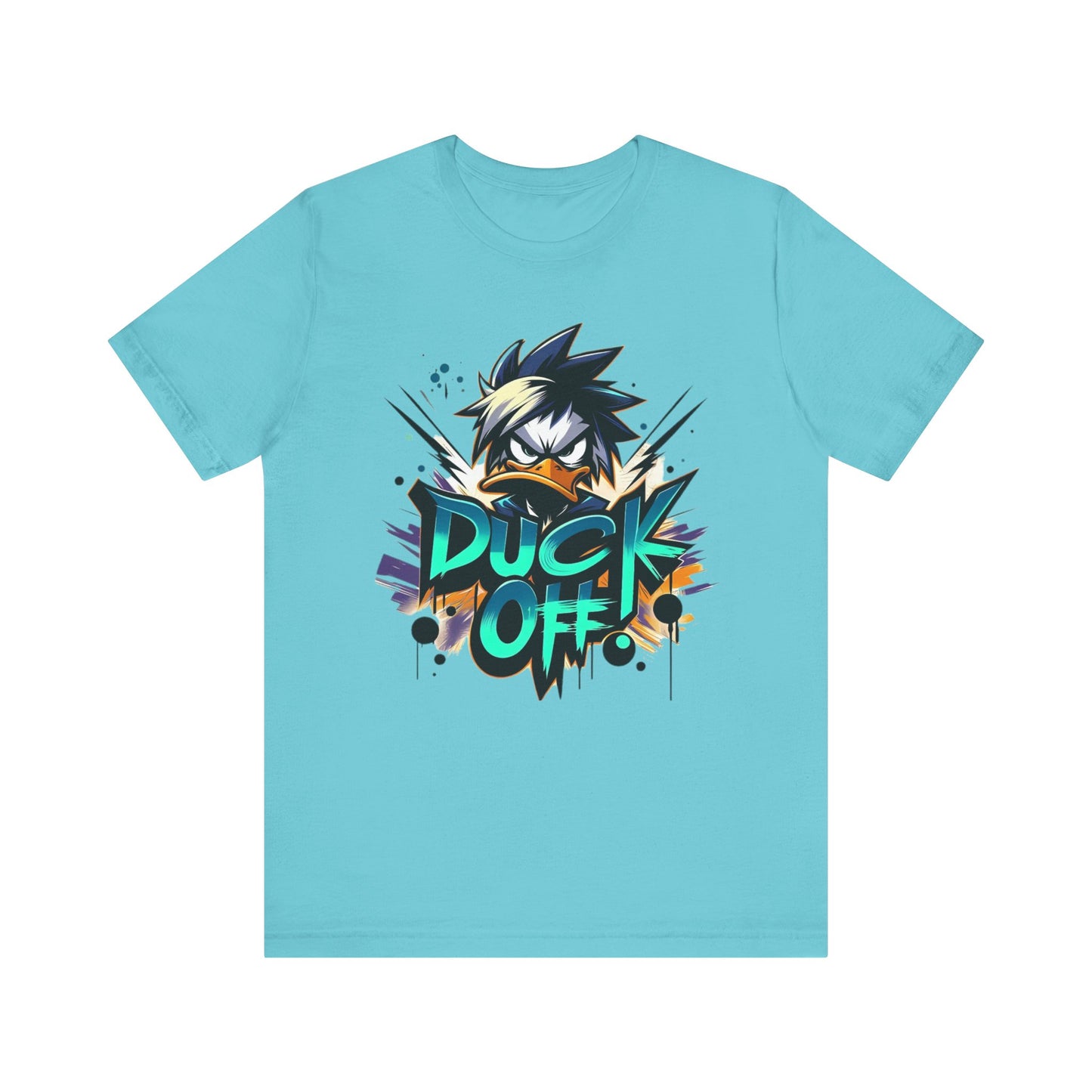 Duck Graphic Tee, Duck Shirt, Funny Bird Tee Shirt, Funny Animal T-Shirt, Cartoon Top, Animal Tees, Art Design T-Shirt