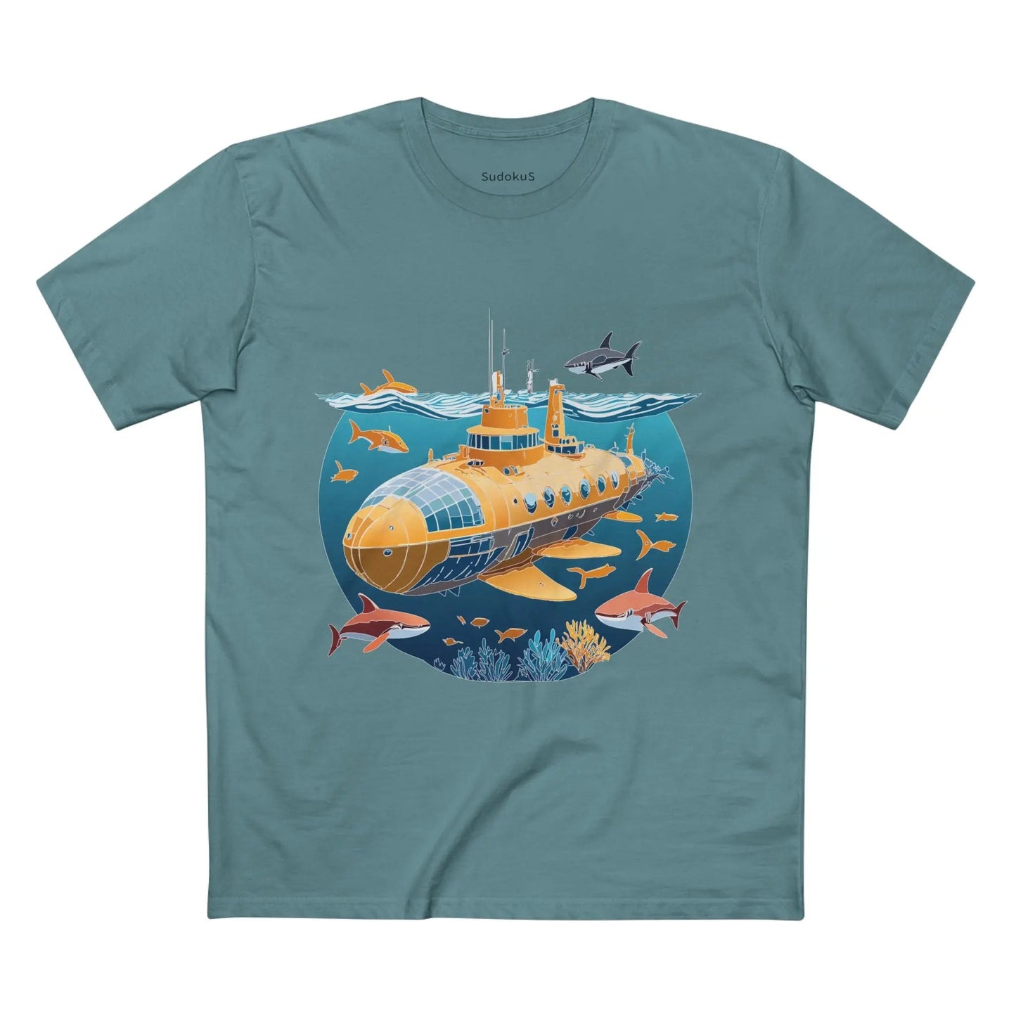 Ocean Coast Graphic Unisex 100 Cotton Staple Tee 15