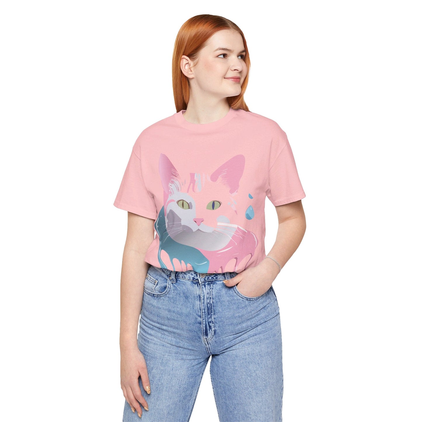 Adelpha Cat Graphic Tee Unisex Short Sleeve Shirt Vintage Inspired Artwork