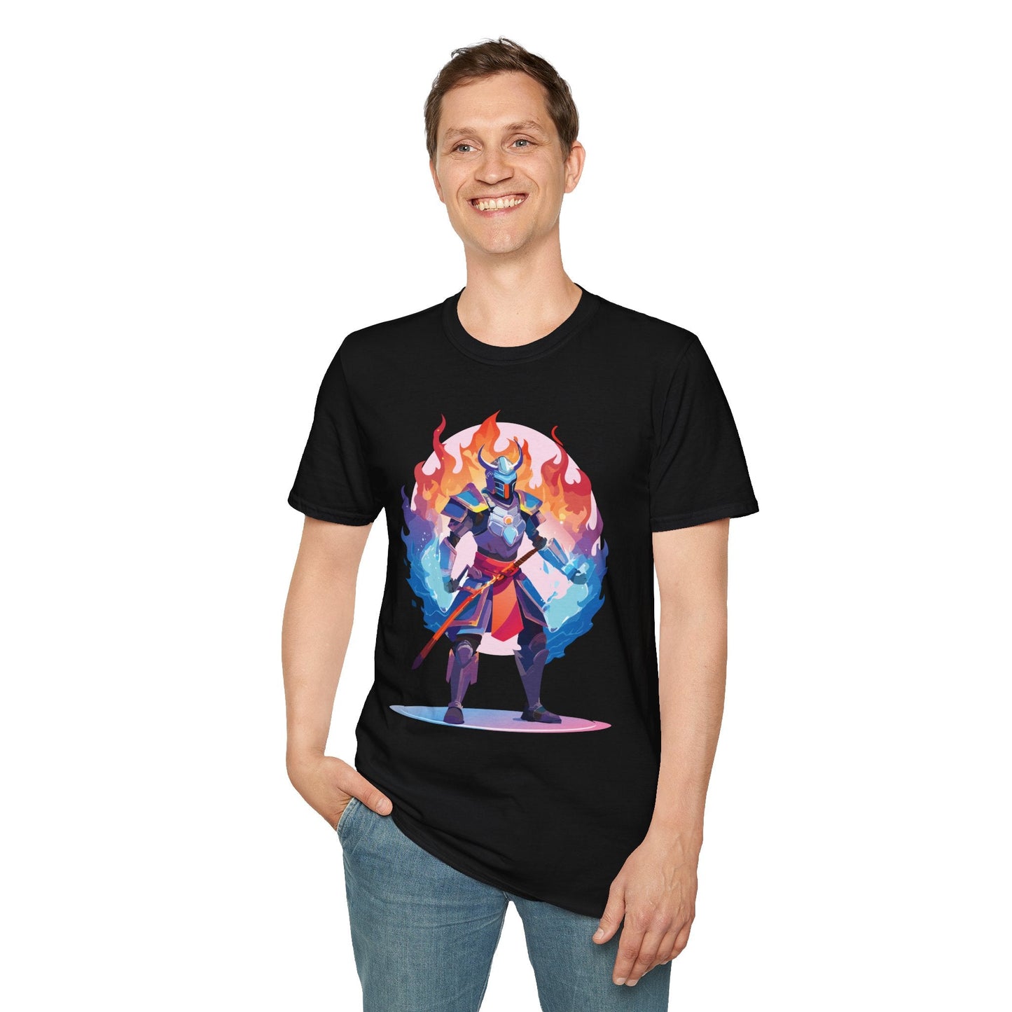 Samurai Shirt Unisex Gildan Softstyle 64000 Tee 100 Percent Cotton Comfortable Tee