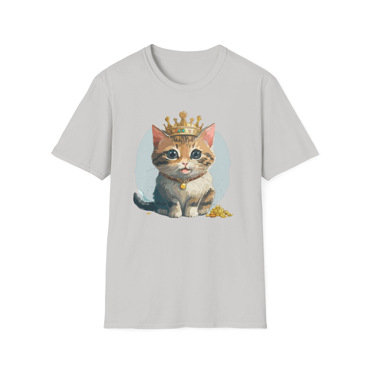 Queen Cat crown kitten shirt | Cat Illustration T-Shirt