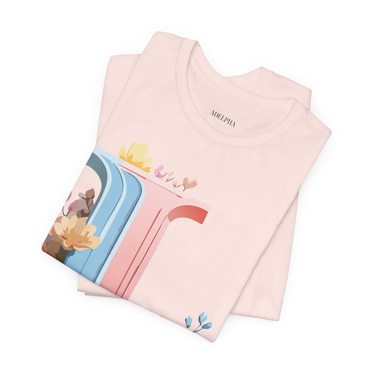 Letter L Graphic Unisex Cotton Bella+Canvas Tee with Art Letter Design
