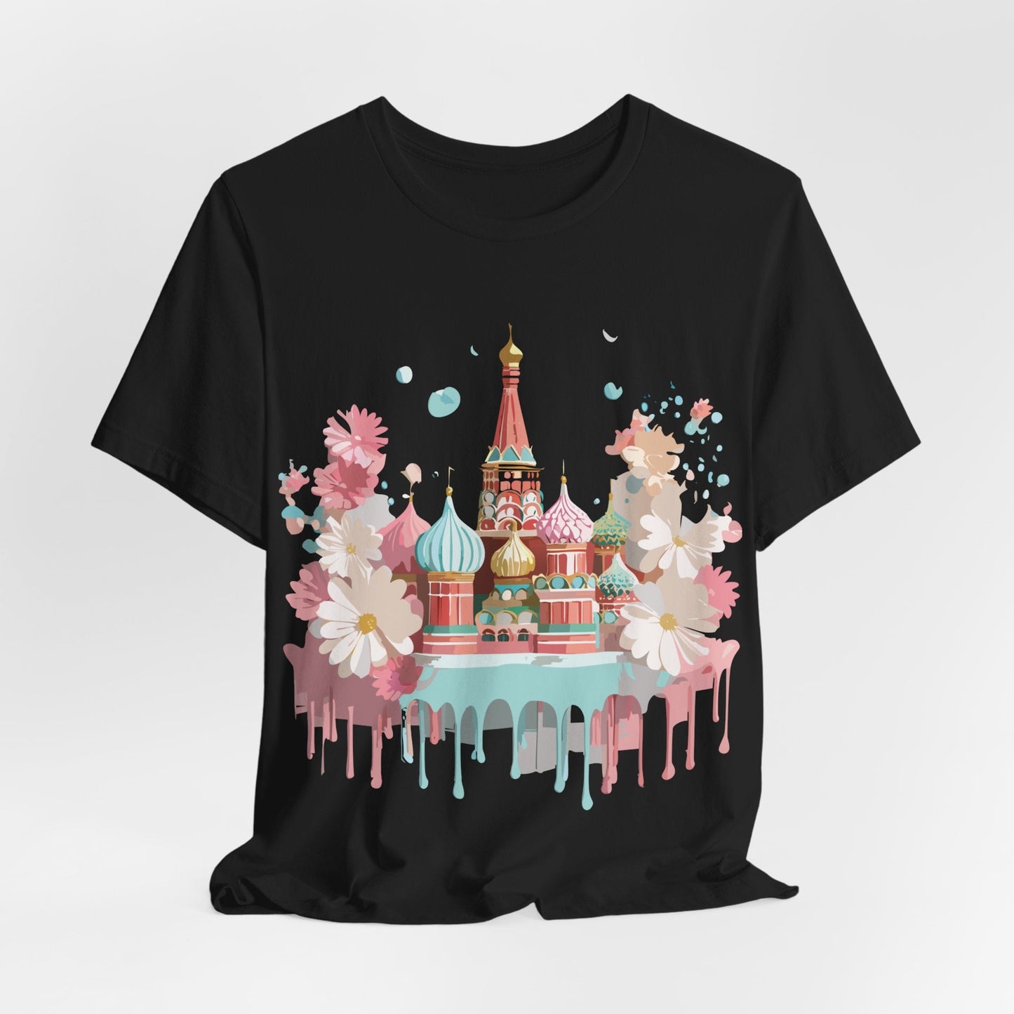 Unisex Moscow Tourist Shirt Graphic Tee by Adelpha Vintage Inspired Art Design Premium Quality