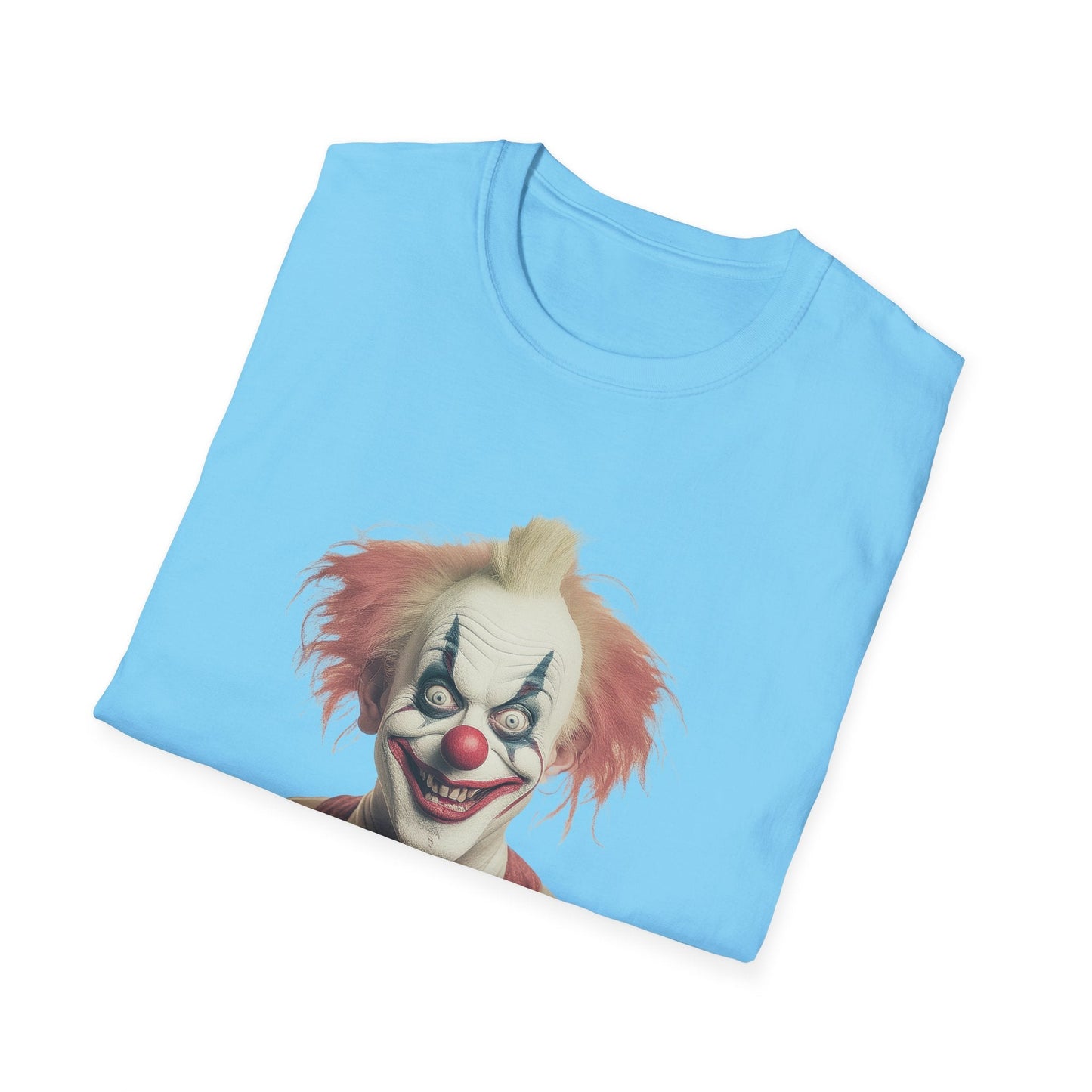 Clown Shirt Circus Tee Gildan Softstyle 64000 One Hundred Percent Ring Spun Cotton Lightweight