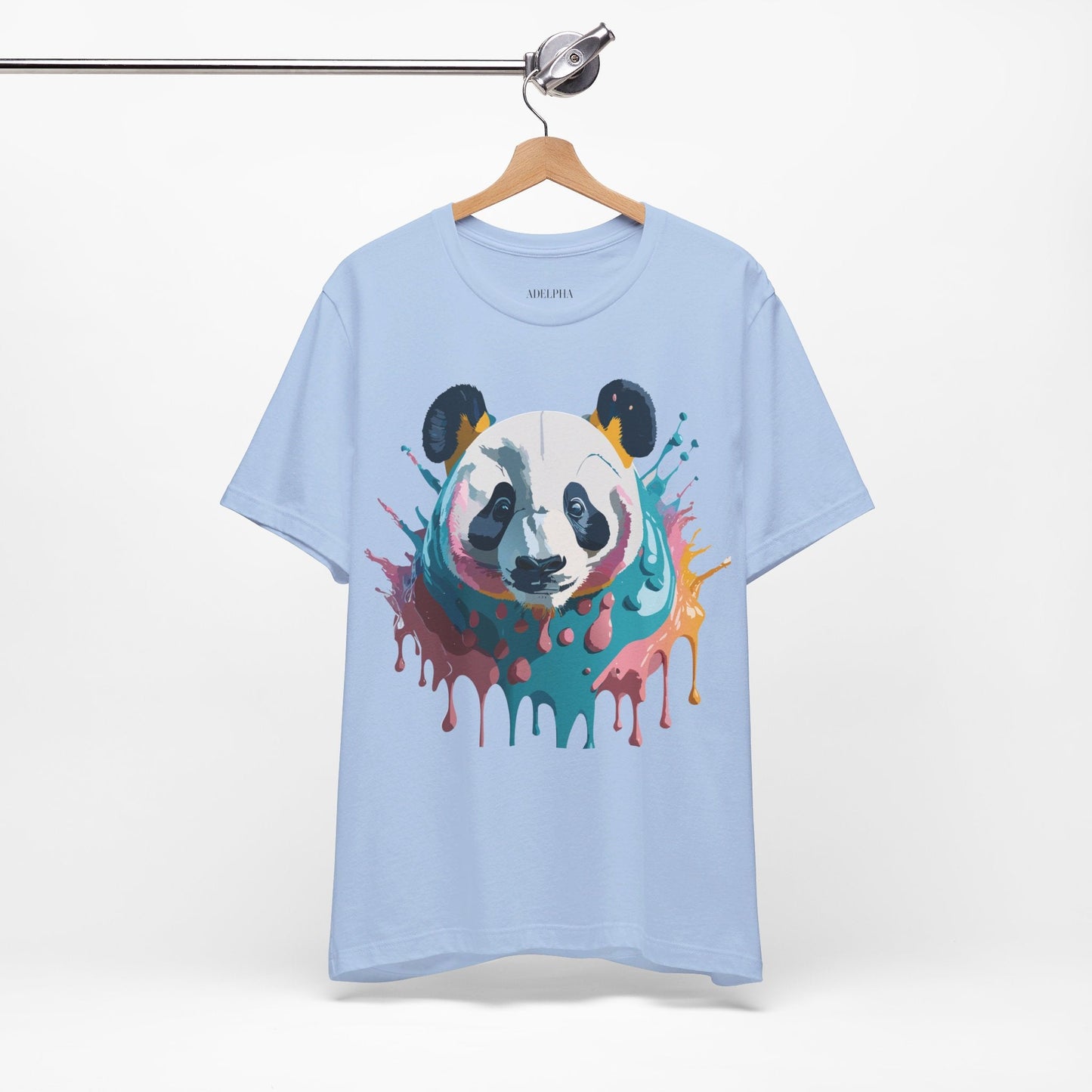 Panda Graphic T Shirt Unisex Jersey Short Sleeve Adelpha Vintage Inspired Art Tee Premium Quality