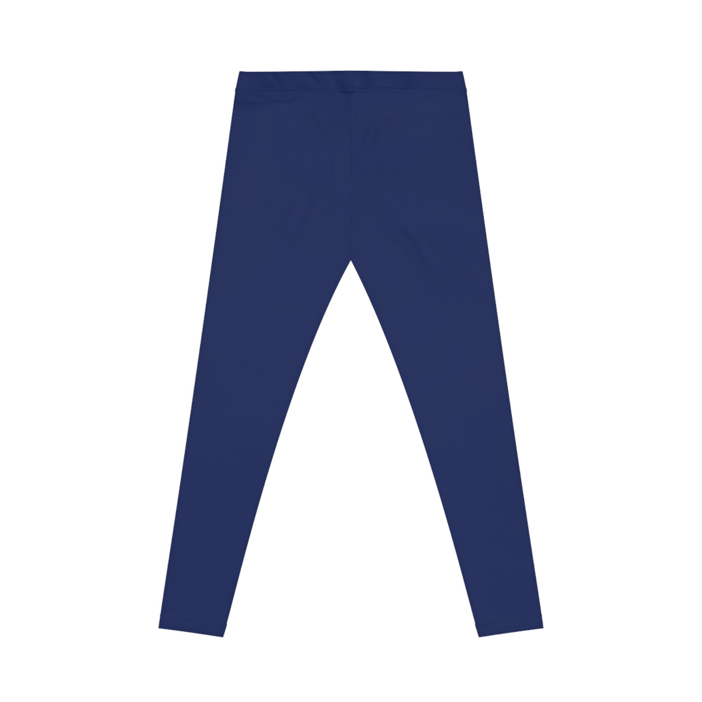 Deep Navy Color Women's Poly-Span Casual Leggings XS-2XL