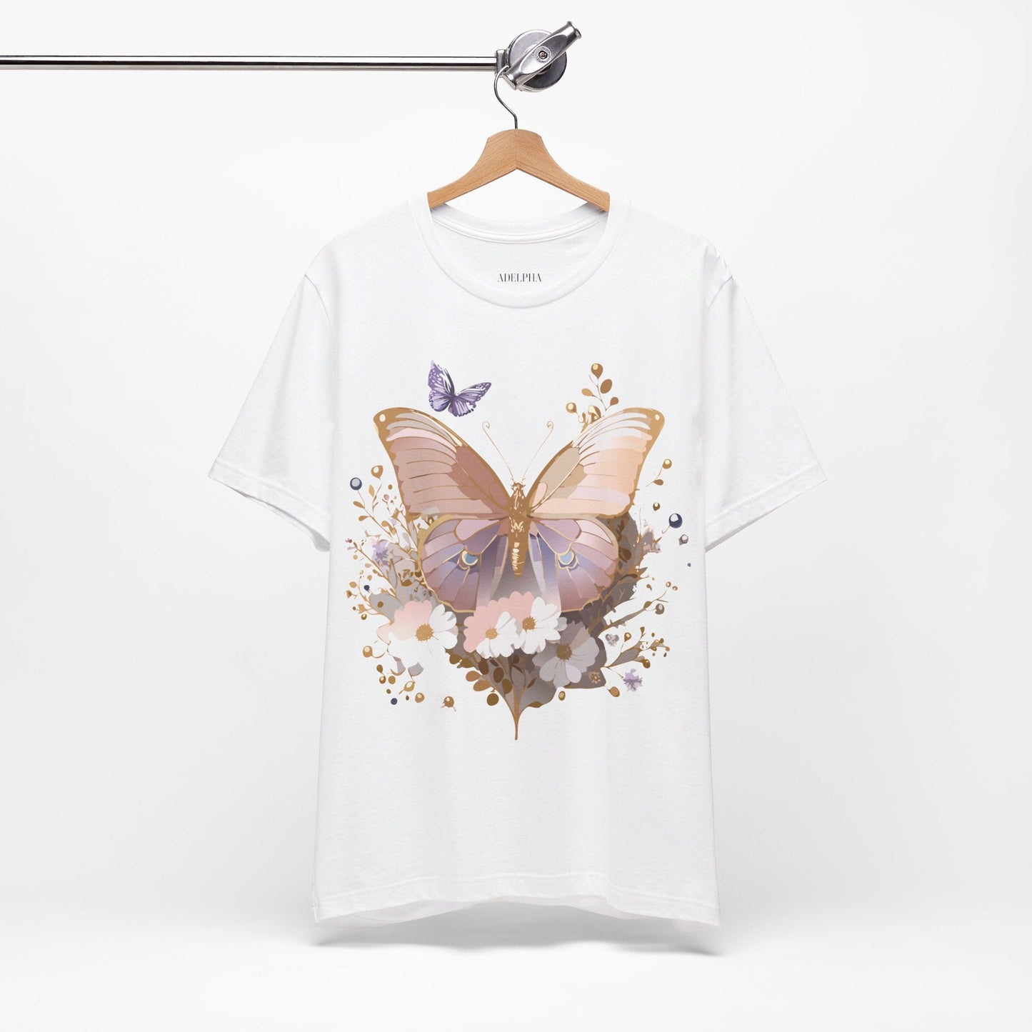 Adelpha Graphic Tee Unisex Jersey Short Sleeve Vintage Inspired Art Design Tee