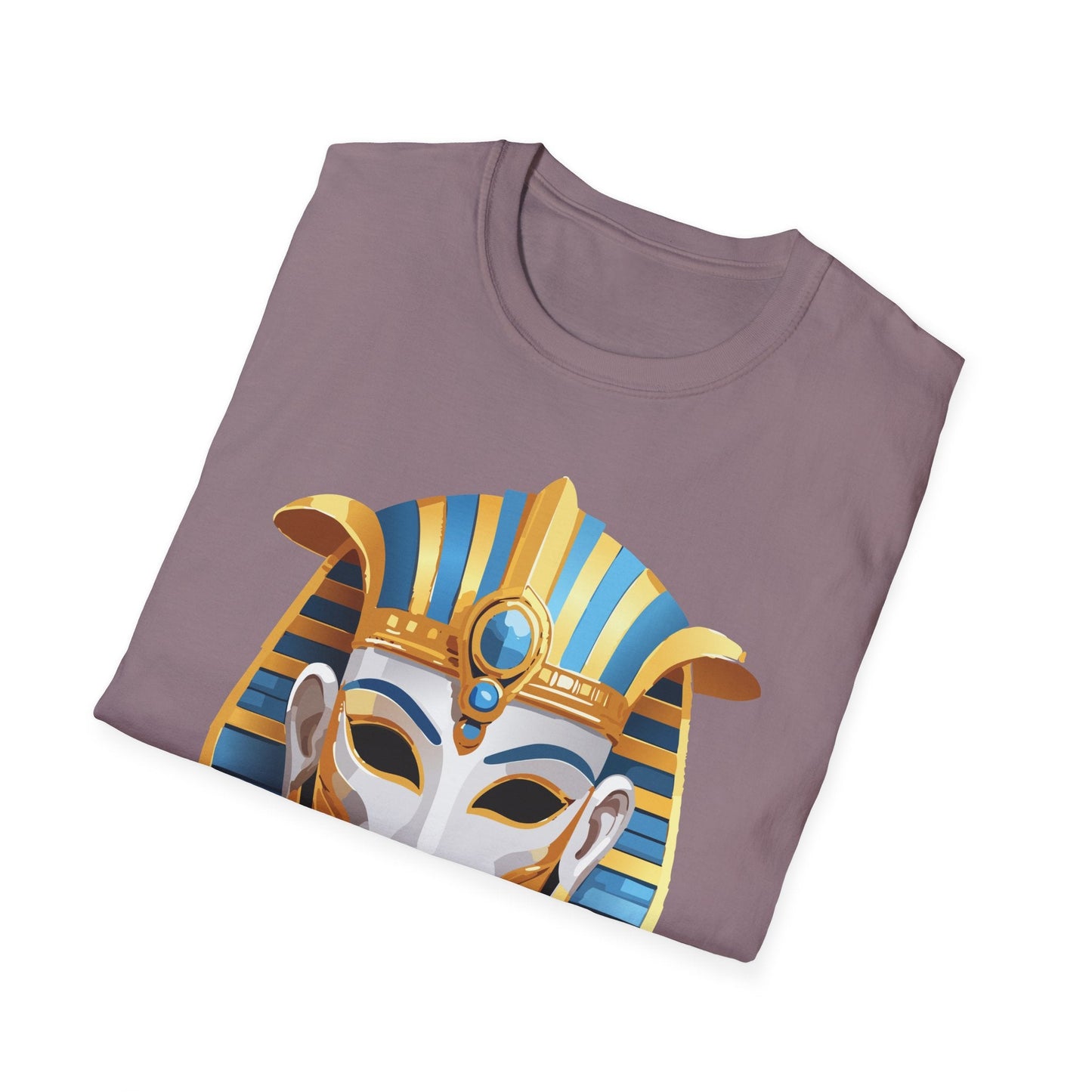 Mask Tee Shirt Unisex Gildan Softstyle 64000 Cotton Tee With Masquerade Design Artwork