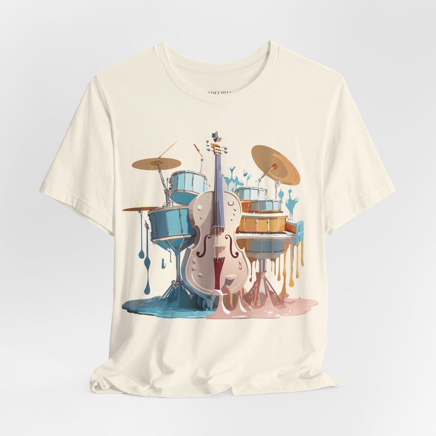 Adelpha Music Graphic T Shirt Unisex Jersey Short Sleeve Vintage Inspired Artwork Tee