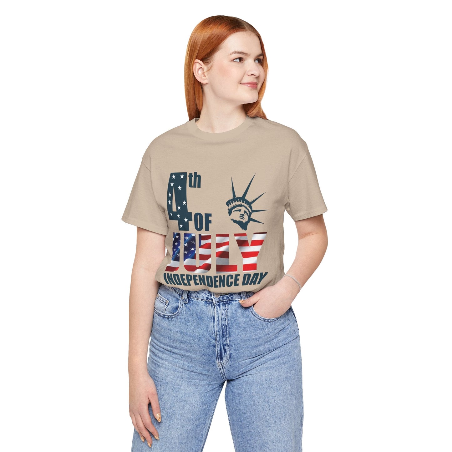 Independence Day Graphic Unisex Cotton T-Shirt 026