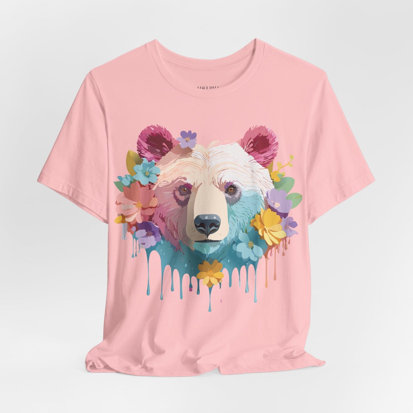 Bear Graphic Tee By Adelpha Unisex Short Sleeve Shirt Vintage Inspired Artwork