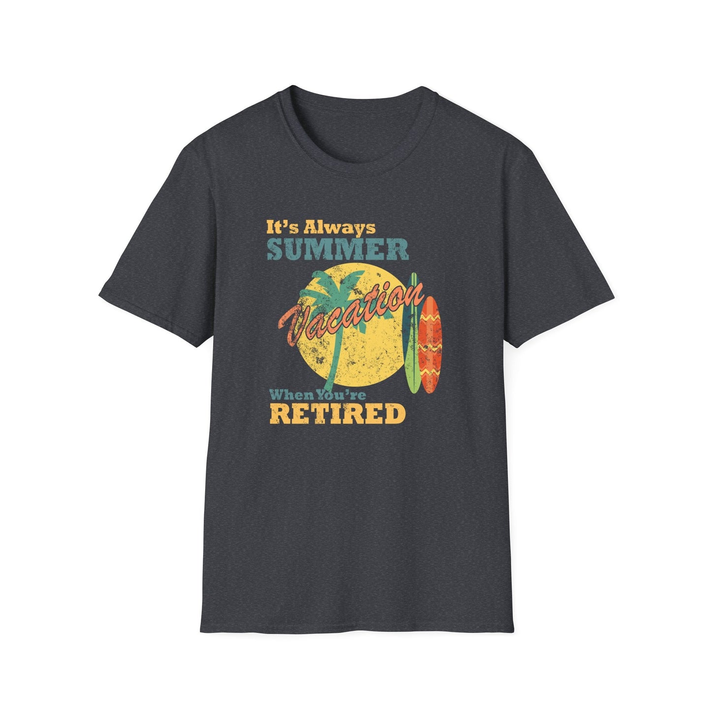Summer Unisex T Shirt With Art Design Gildan Softstyle 64000 100 Percent Cotton Tee