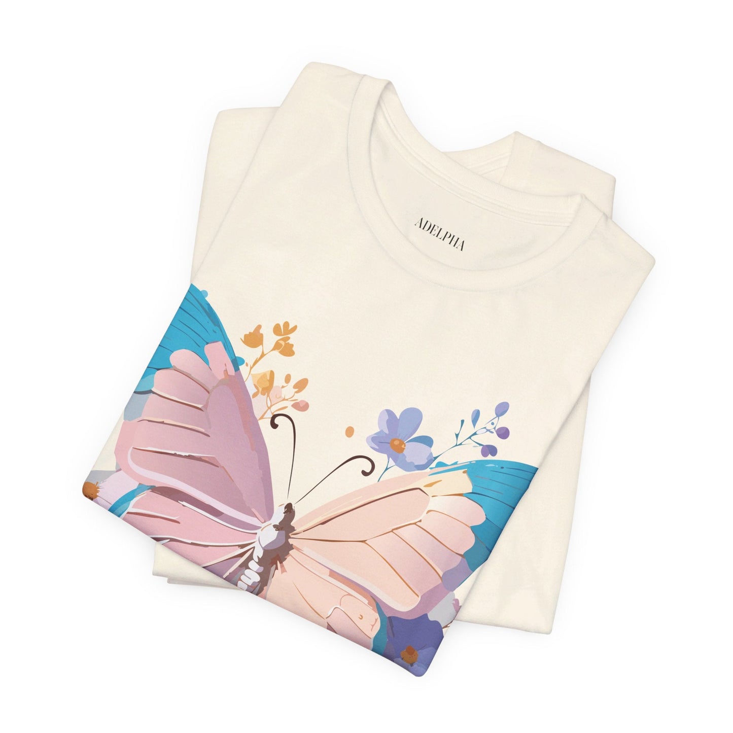 Butterfly Graphic Tee Vintage Inspired Adelpha Unisex Jersey Short Sleeve