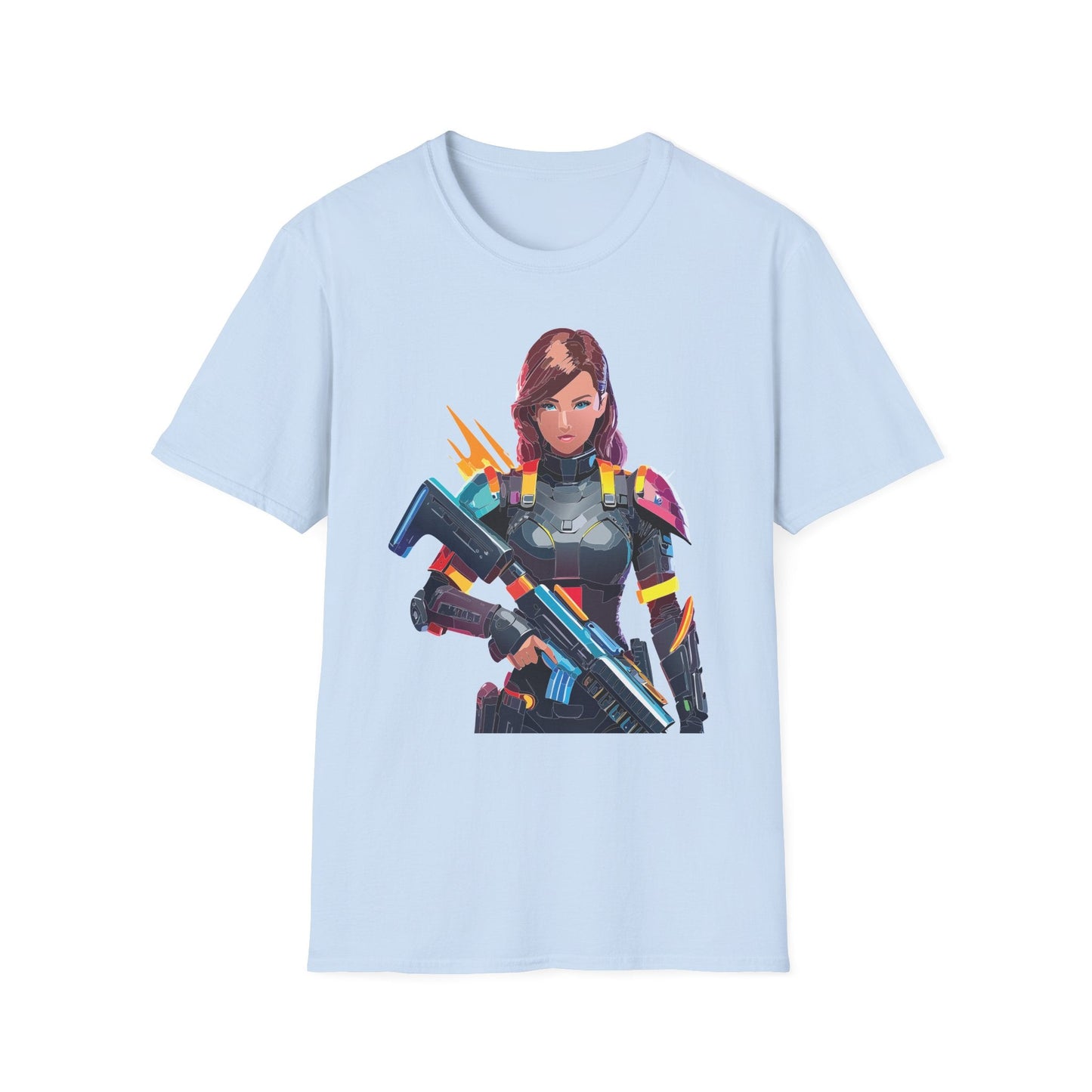 Robocop T Shirt Unisex Gildan Softstyle 64000 100 Percent Ring Spun Cotton Tee Casual Wear