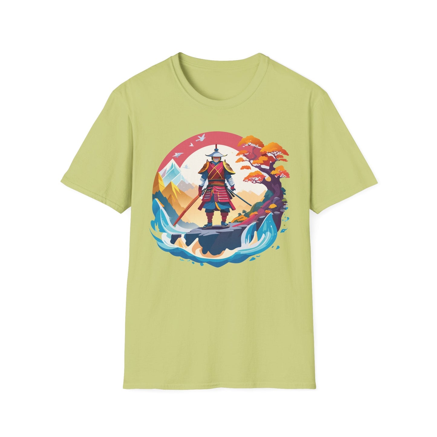 Samurai Shirt Gildan Softstyle 64000 Ring Spun Cotton Unisex Tee For Everyday Comfort