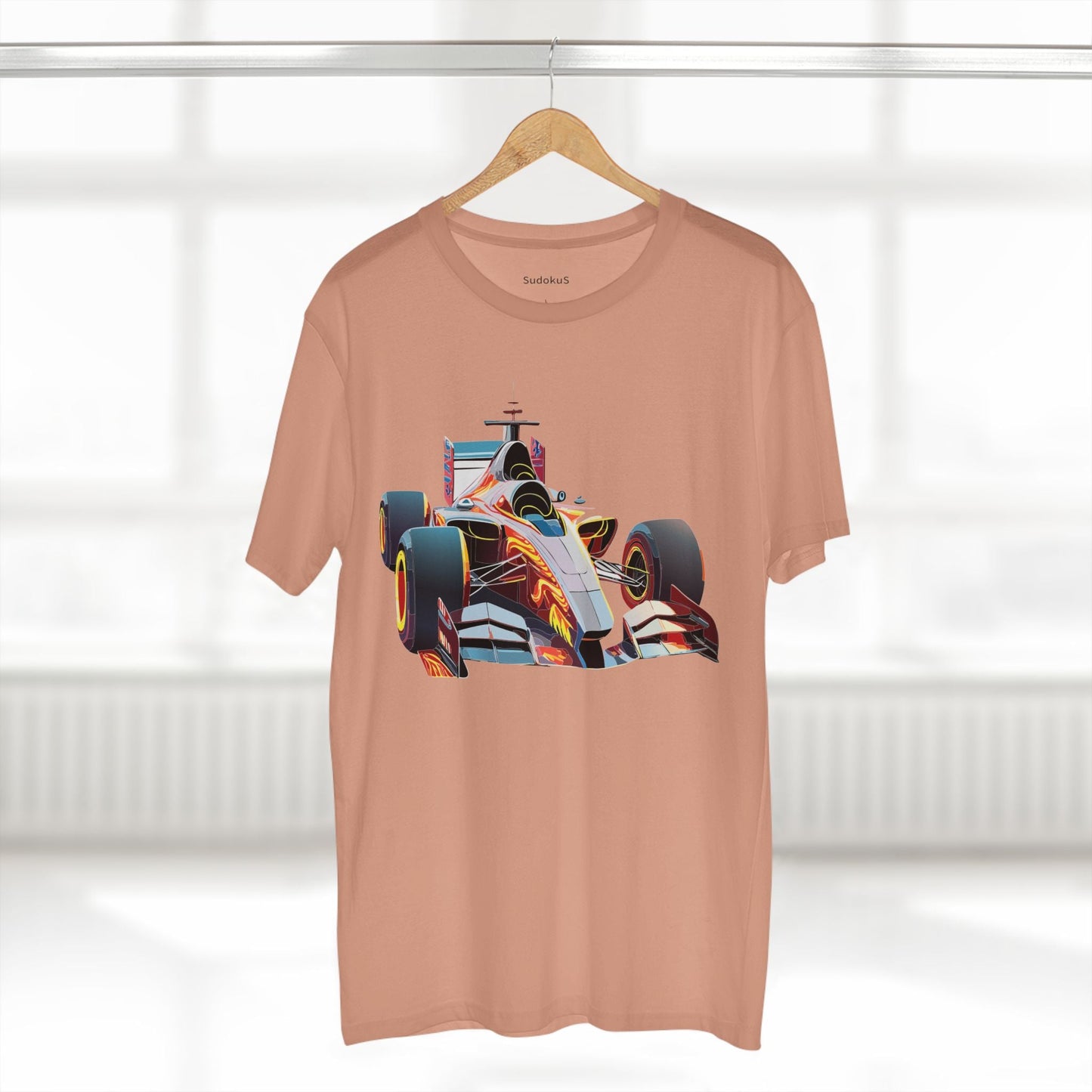 Car Graphic Unisex 100 Cotton Staple Tee 6