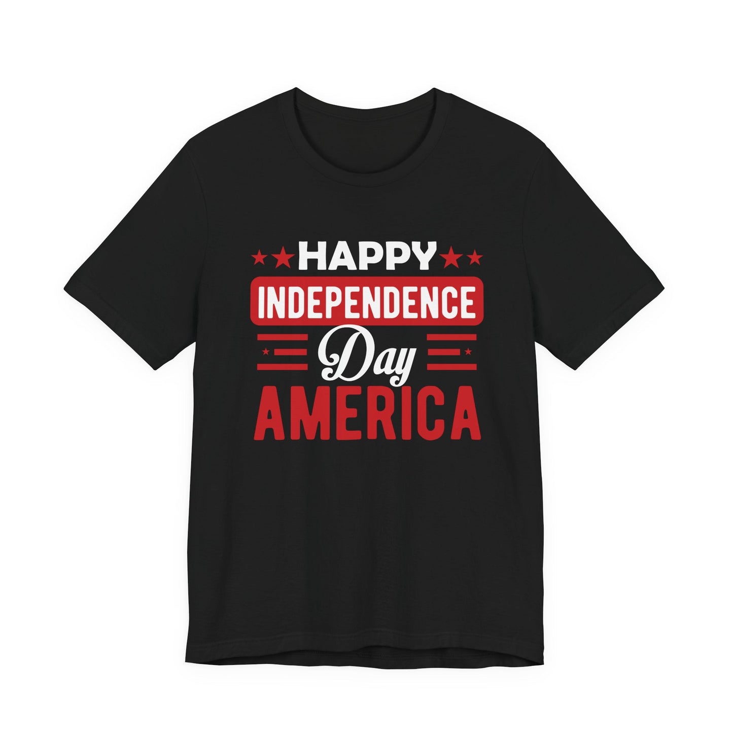 Happy Independence Day America Graphic Unisex Cotton T-Shirt 015