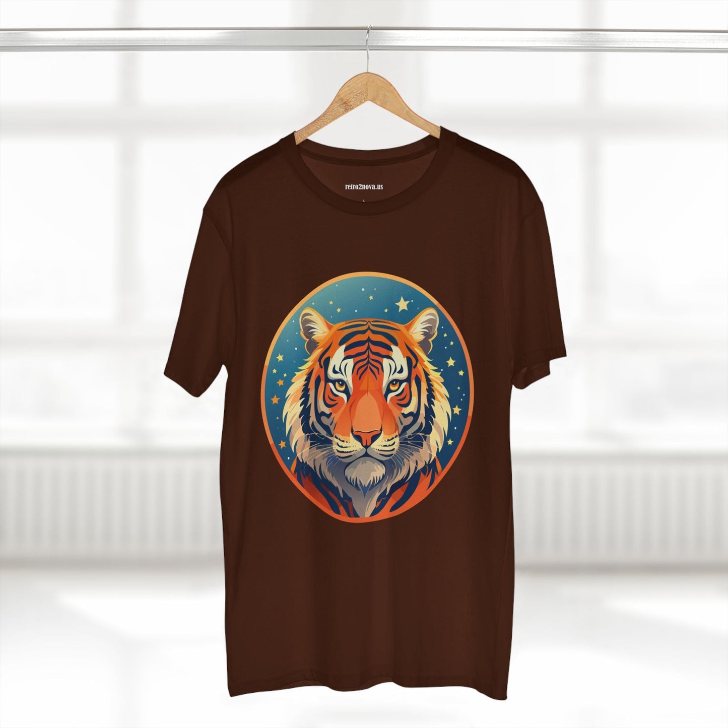Unisex Premium Cotton Tiger Shirt Art Tee Original Design Animal Shirt Everyday Comfort Handmade Graphic Art Collection