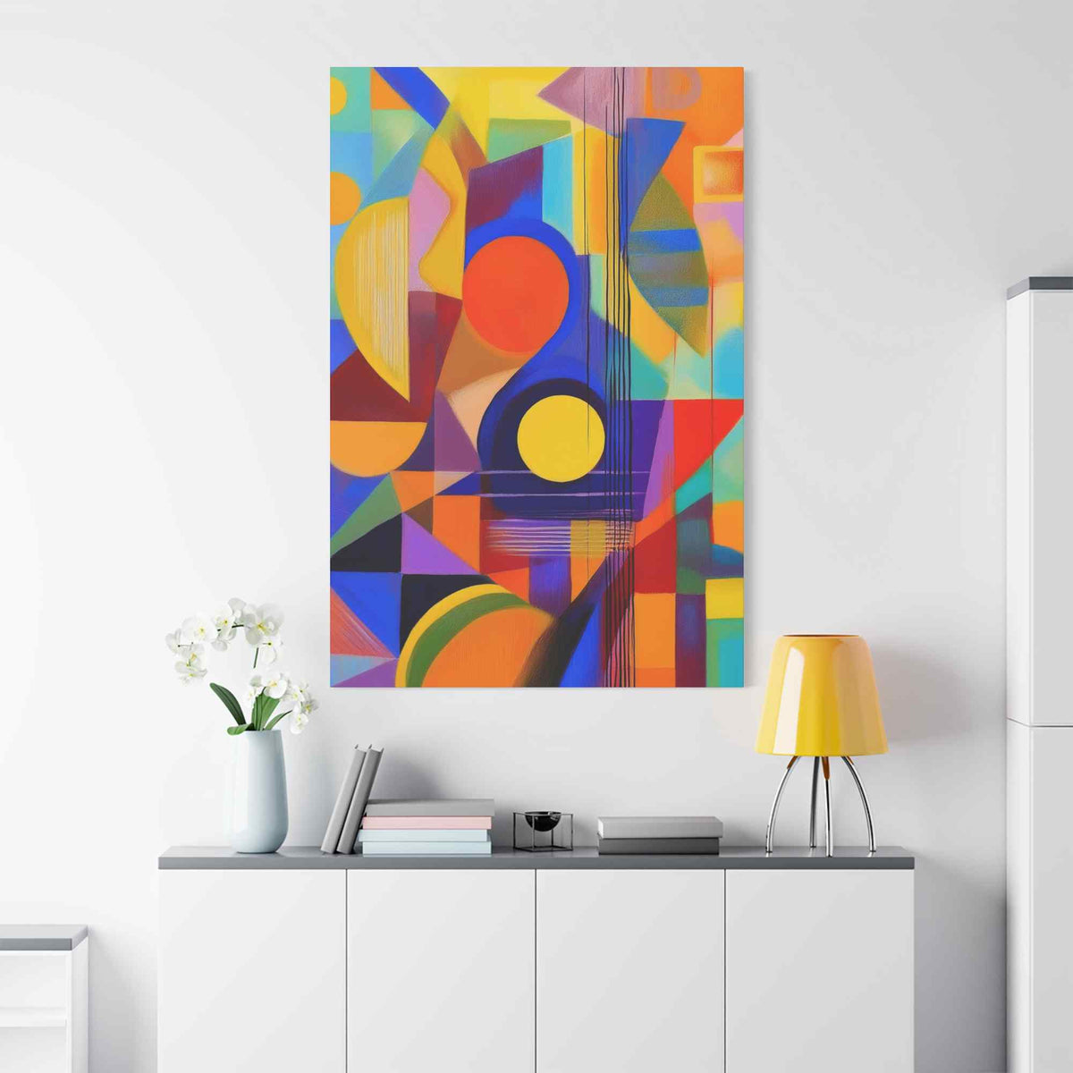 Abstract Painting Print Canvas 20x24,20x30,24x30, 24x32,24x36,30x40, 32x48,36x48,40x60 Pine-Wood Inner Frame ABS-9