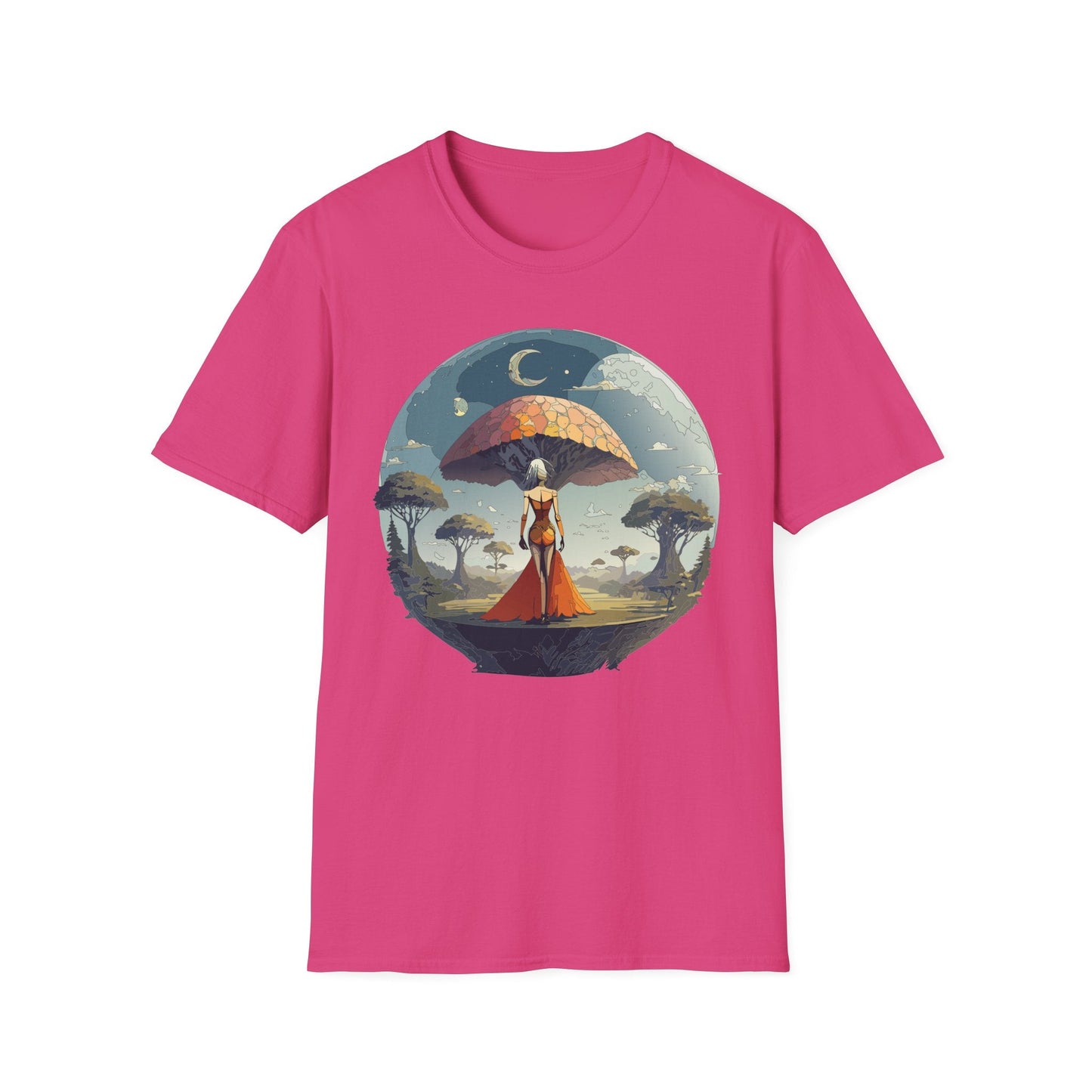 Womens Graphic T Shirts Art Design Shirt Softstyle Casual Tee 64000 Gildan Ring Spun Cotton