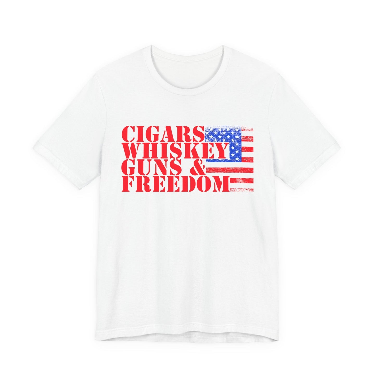 American Flag Graphic Unisex Cotton T-Shirt a2