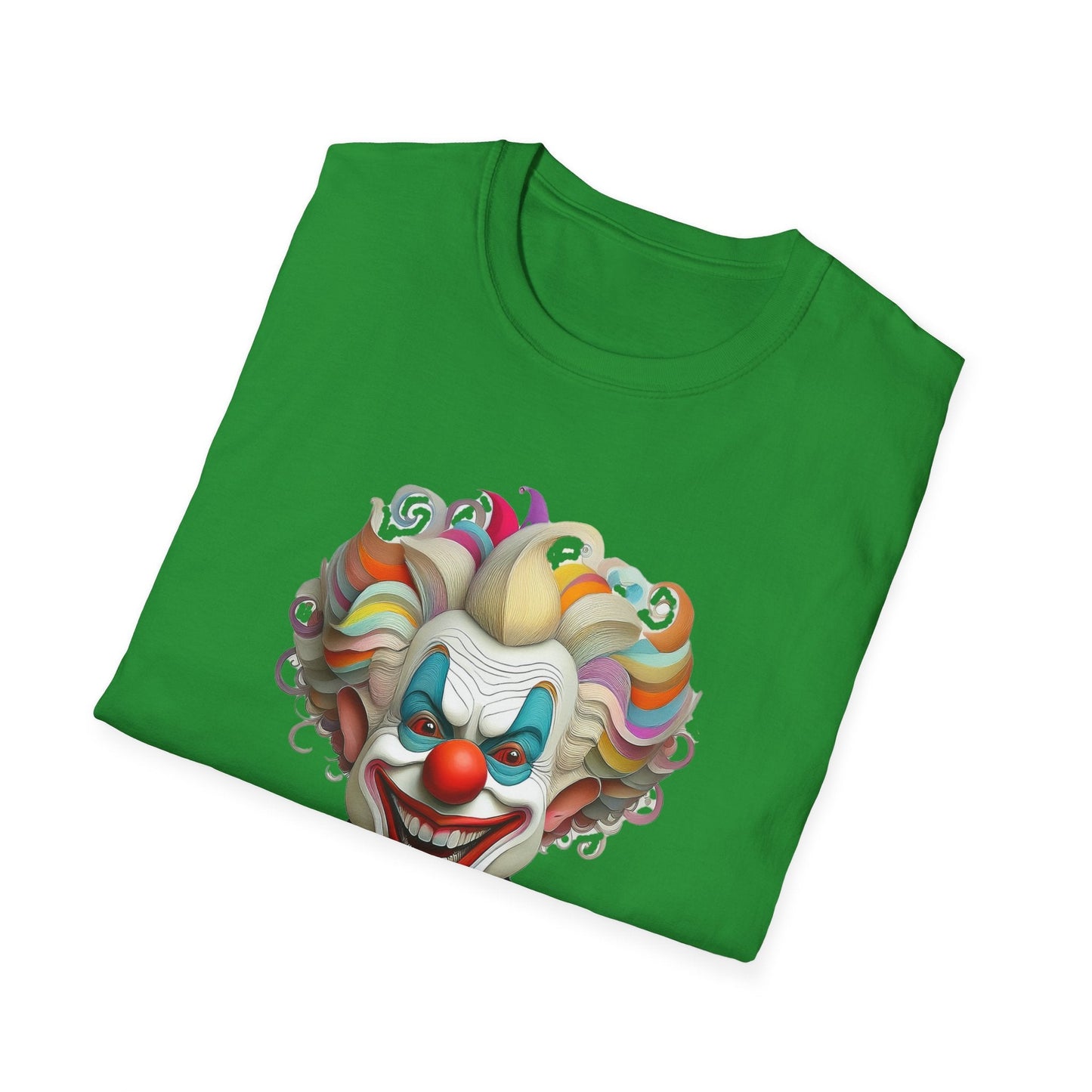 Clown Shirt Unisex T Shirt With Funny Man Circus Motif And Scary Man Design Graphic Print