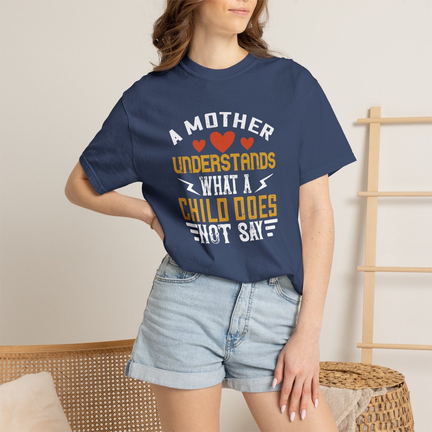 Mom T-shirt Mother Day Mama Tee Unisex Comfort Colors Garment-Dyed Cotton h56