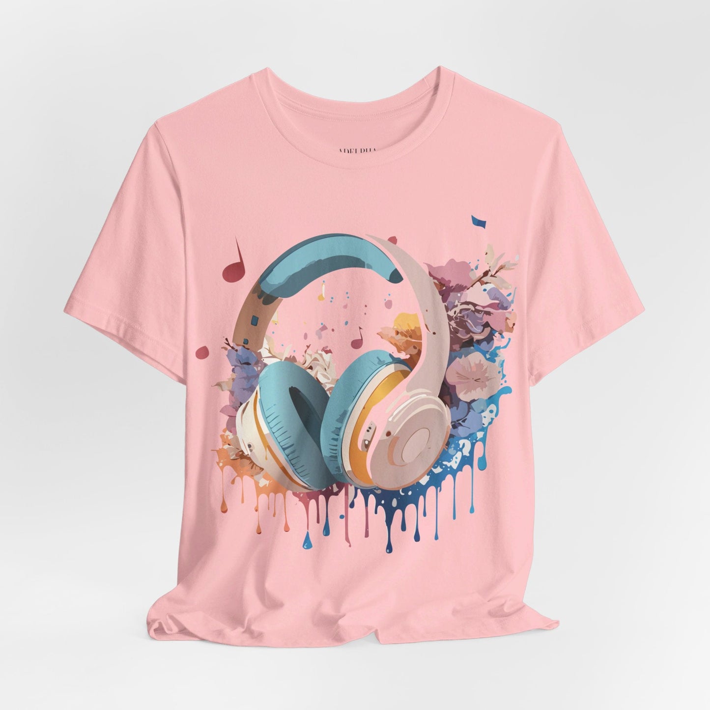 Unisex Graphic Tee Adelpha Art Design Vintage Music Inspired Short Sleeve Jersey Premium