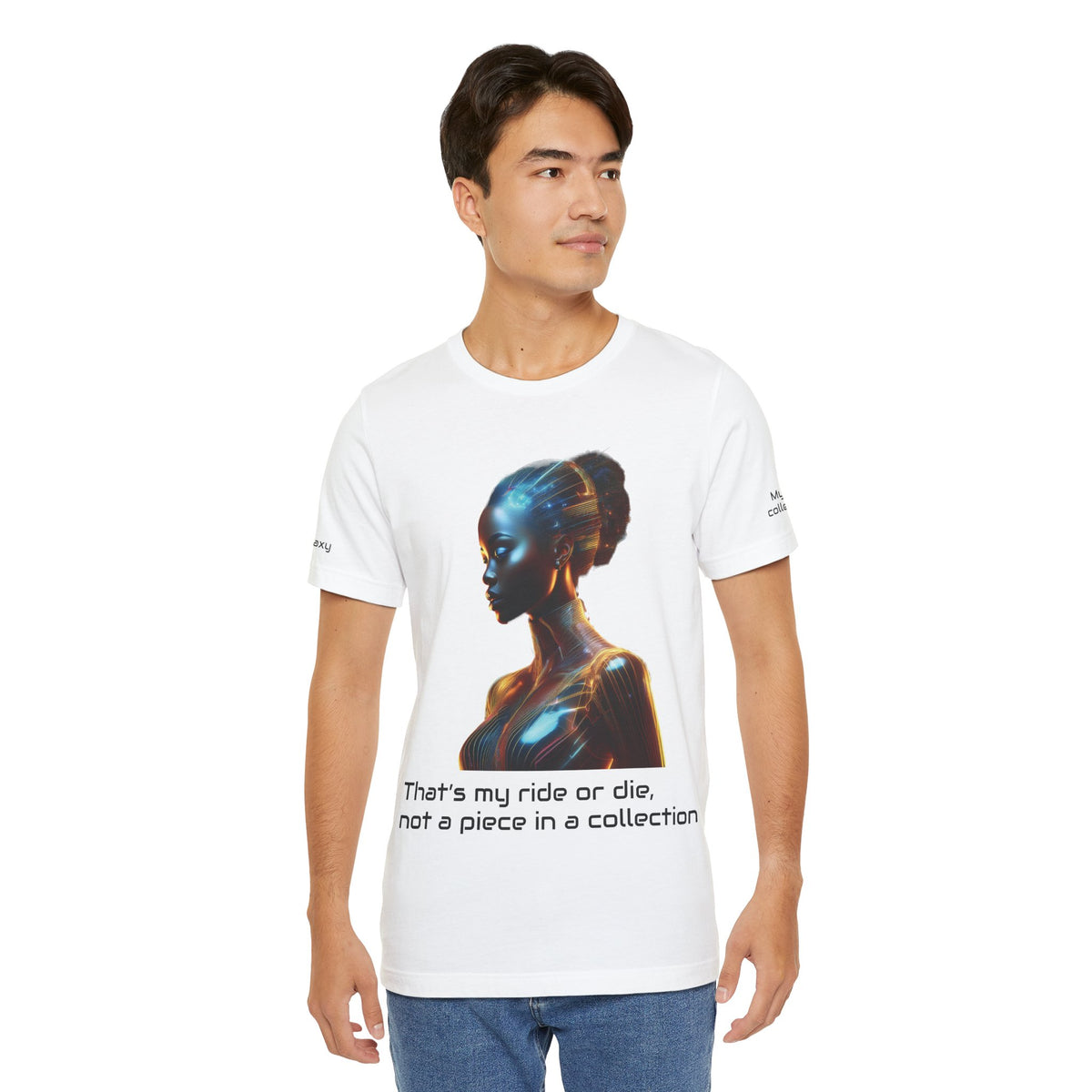 Car Graphic Unisex Cotton Bella+Canvas Tee with Art Design b13