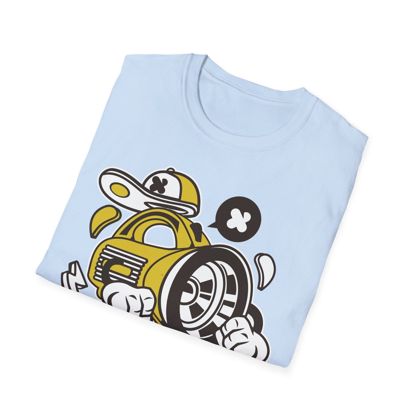 Cartoon T Shirt Animation Tee Funny Tee Unisex Softstyle Cotton Tee Gildan 64000