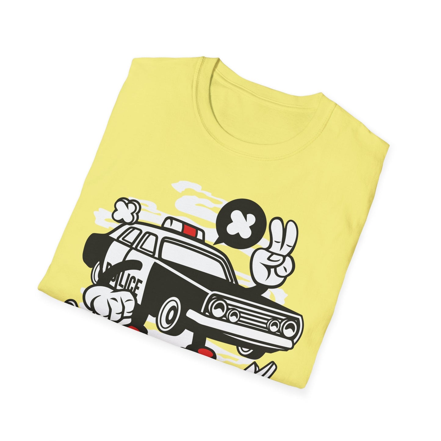 Cartoon T Shirt Animation Tee Funny Unisex Gildan Softstyle 64000 Cotton Tee Comfort