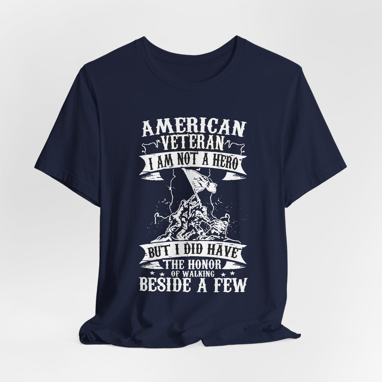 Army Veteran Patriotic Graphic Design Unisex Cotton T-Shirt v53