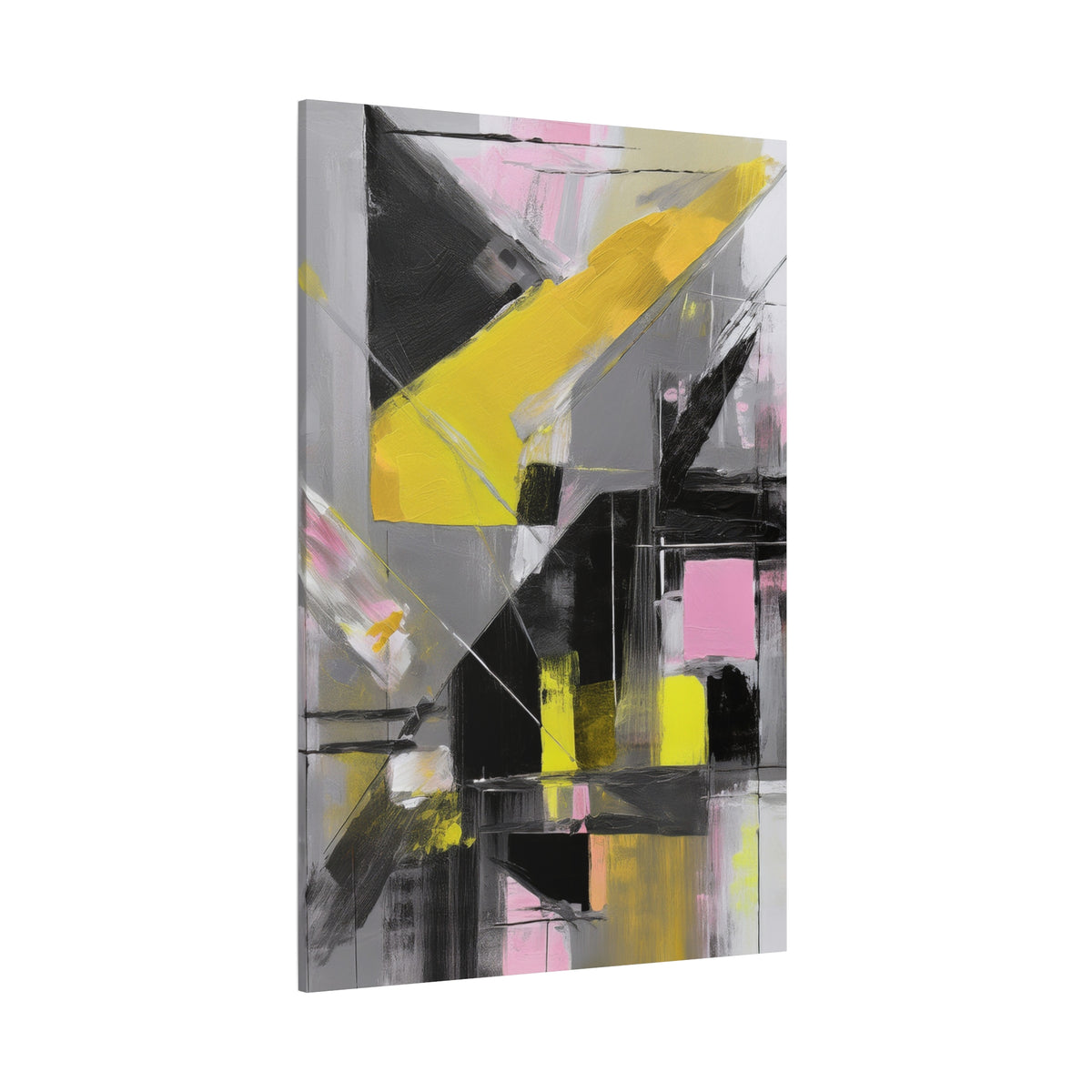 Abstract Geometric Painting Print Canvas 20x24,20x30,24x30 24x32,24x36,30x40 32x48,36x48,40x60 Pine-Wood Inner Frame ABS-38