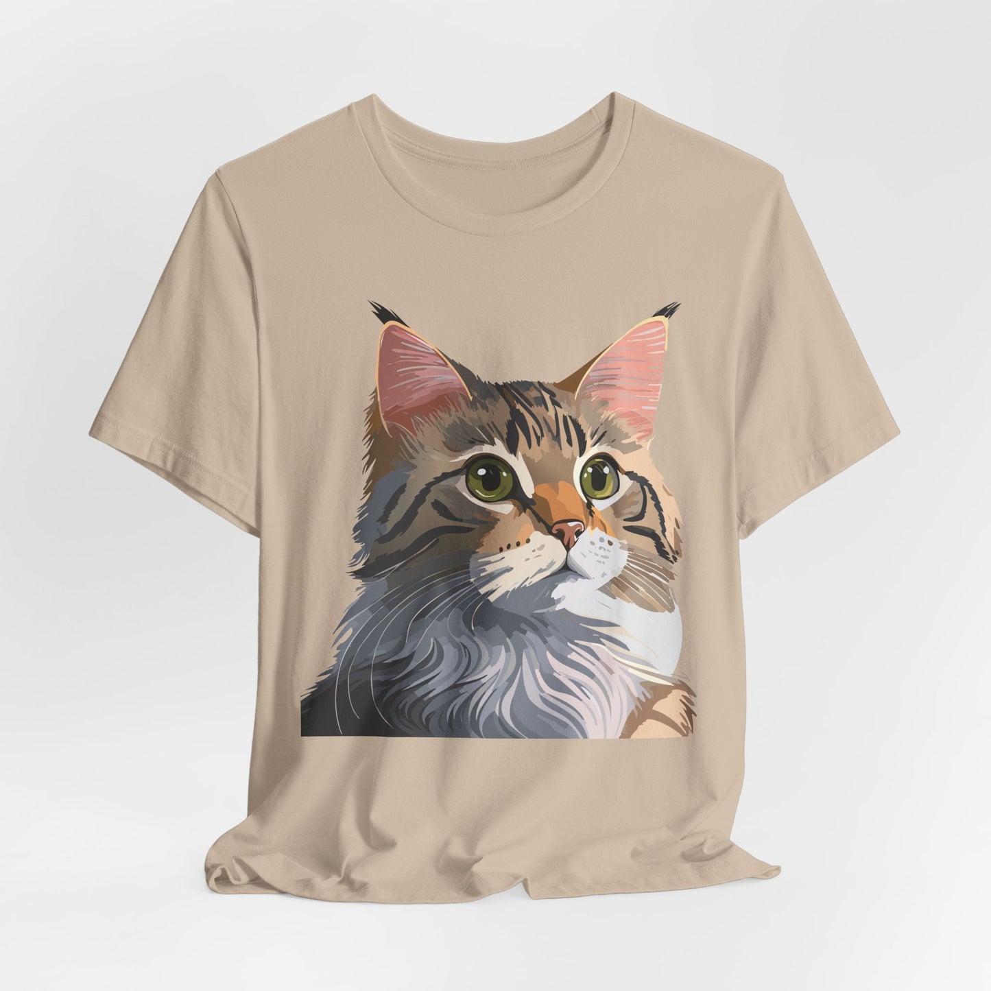 Unisex Animal Shirt Art Design Tee With Wild Animals Short Sleeve Comfort Wear Everyday