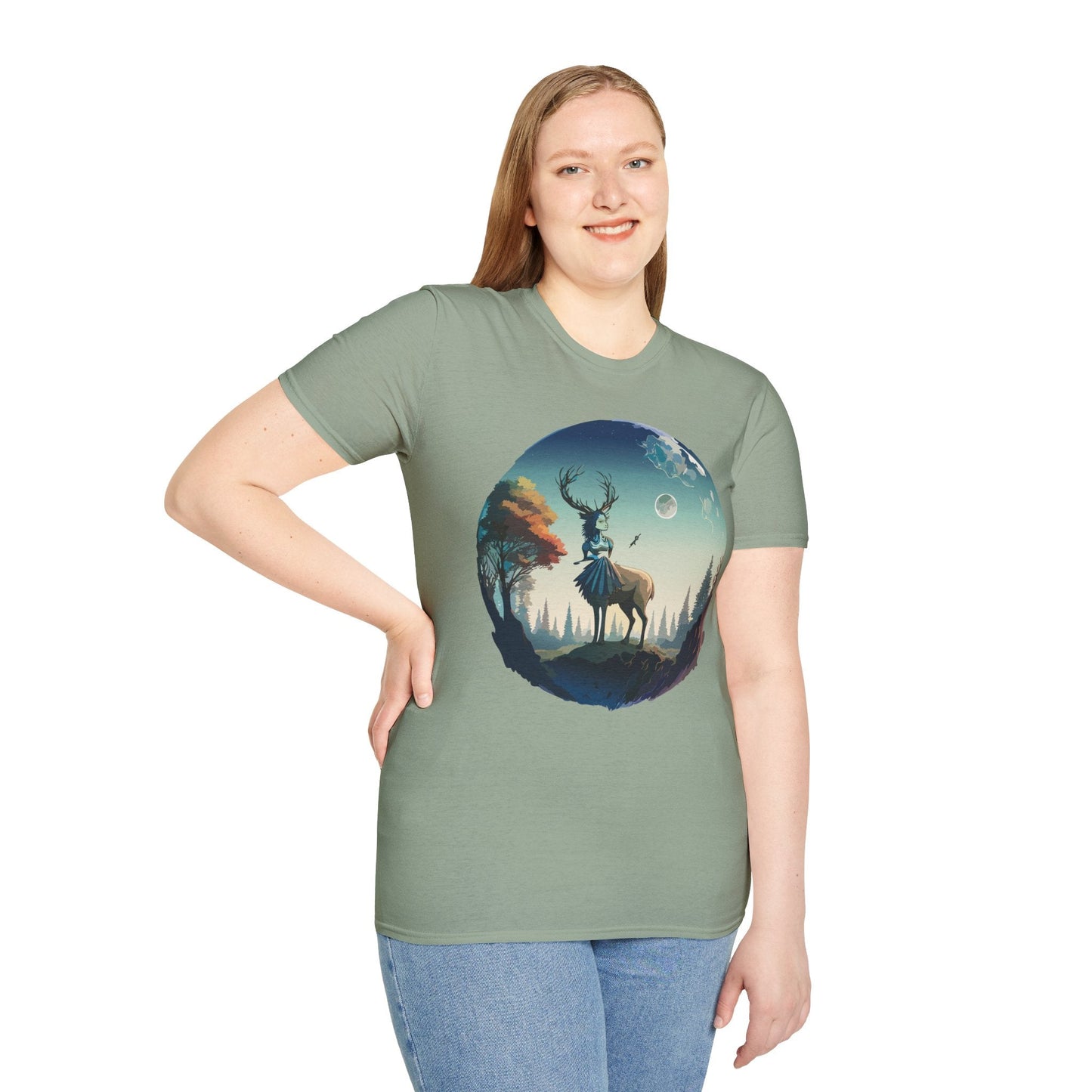 Womens Graphic T Shirts Art Design Tee Gildan Softstyle 64000 100 Percent Ring Spun Cotton Unisex