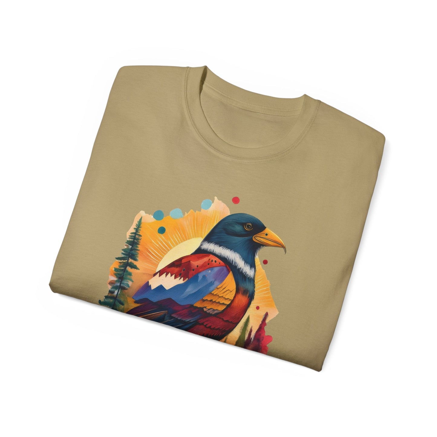 Colorado Bird Graphic Unisex Cotton T‑Shirt 3