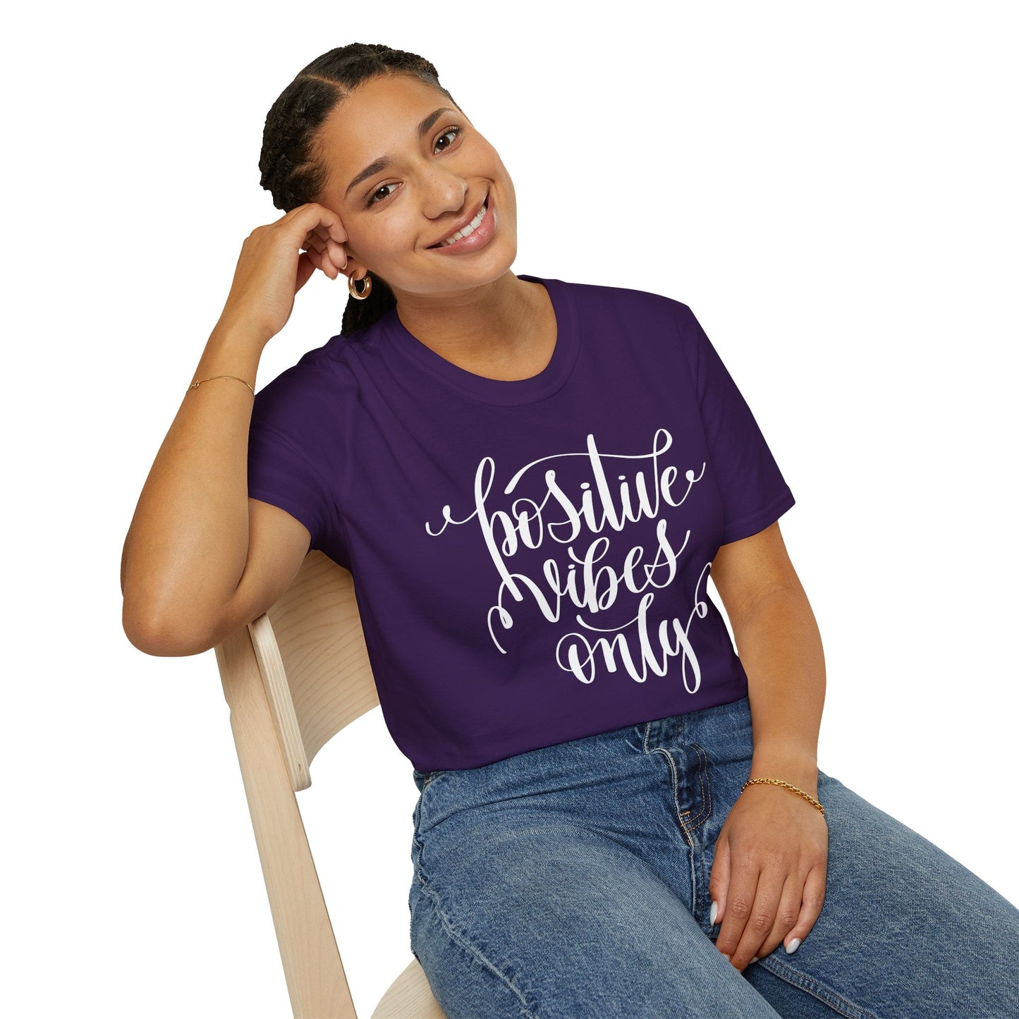 Positive Slogan T Shirts With Positive Words Unisex Short Sleeve Tee Gildan Softstyle 64000 Ring Spun Cotton