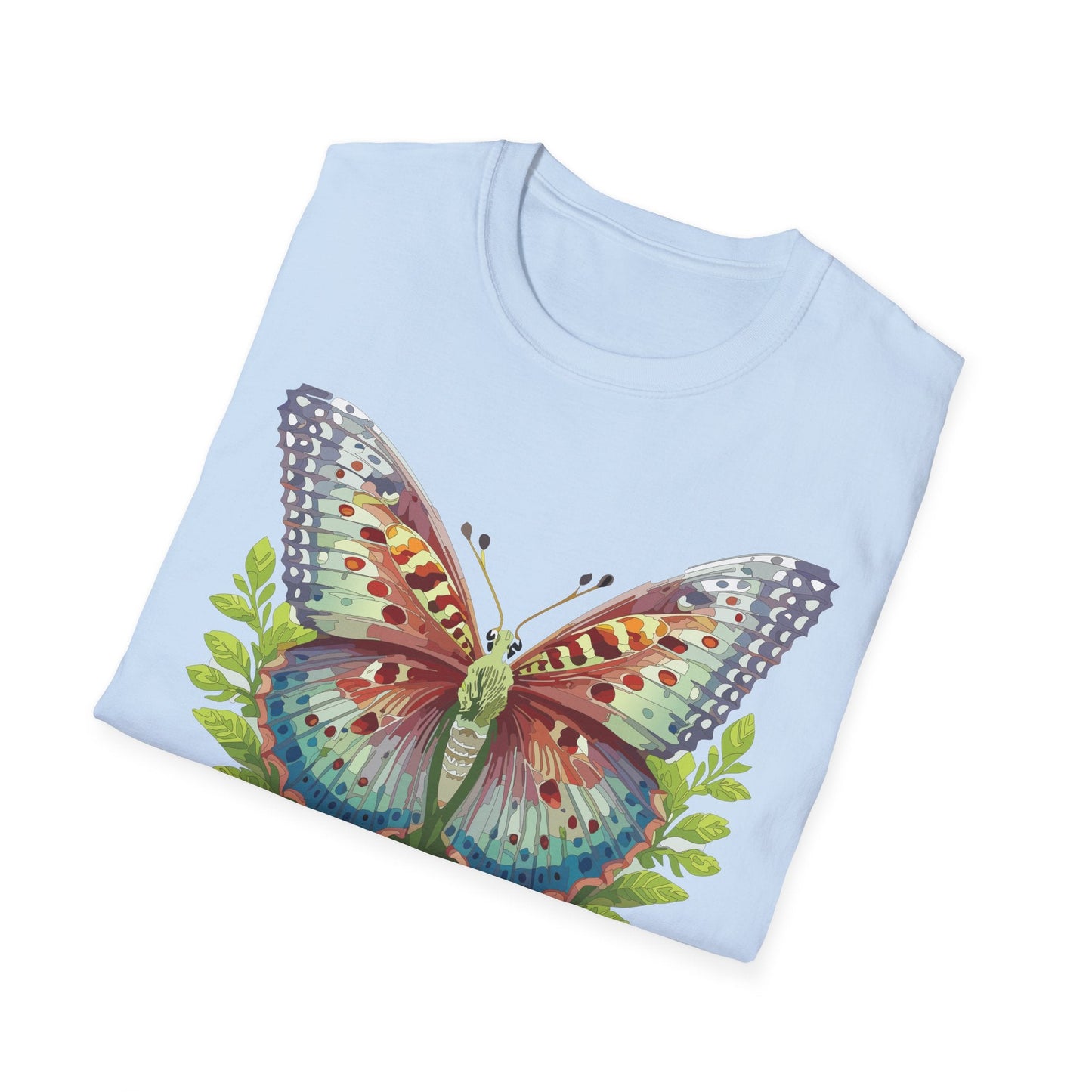 Butterfly Shirt Unisex T Shirt Gildan Softstyle 64000 Breathable Ring Spun Cotton Monarch Tee