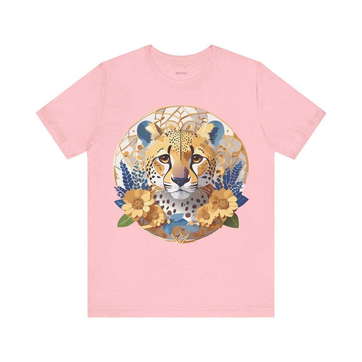 Medallion Graphic Unisex 100 Cotton Vintage Animal Medal Artwork Tee 53