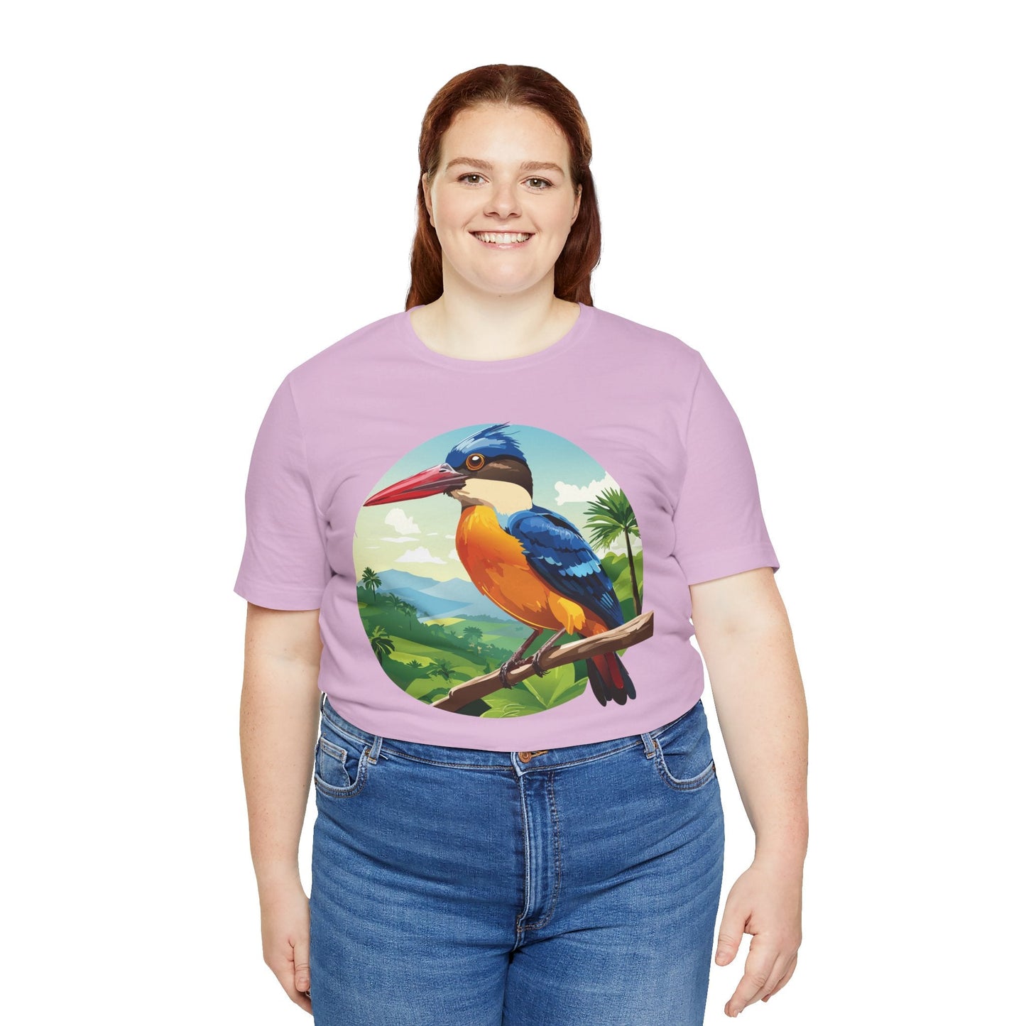 Unisex Animal Shirt With Art Design Featuring Wild Animals Jersey Short Sleeve Tee