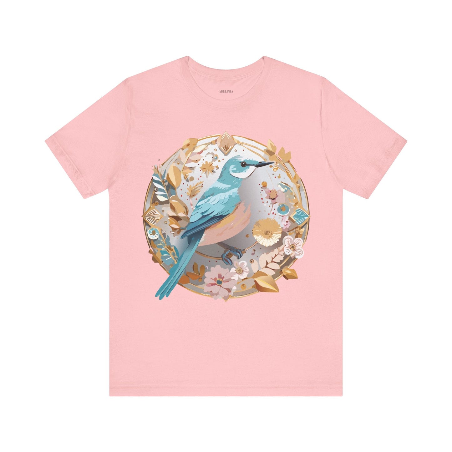 Adelpha Medallion Shirt Unisex Graphic Tee With Vintage Inspired Artwork Short Sleeve Jersey