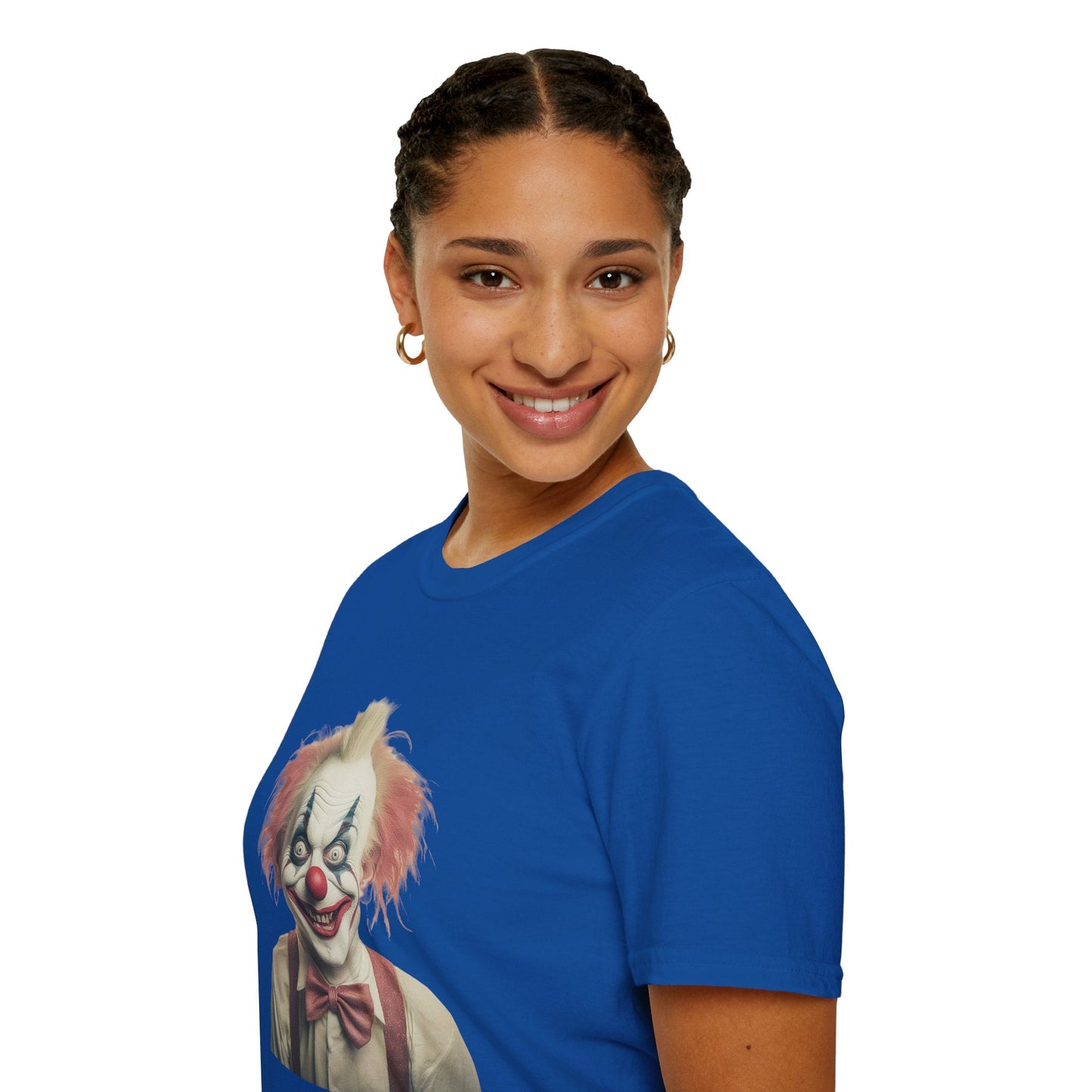Clown Shirt Circus Tee Gildan Softstyle 64000 One Hundred Percent Ring Spun Cotton Lightweight