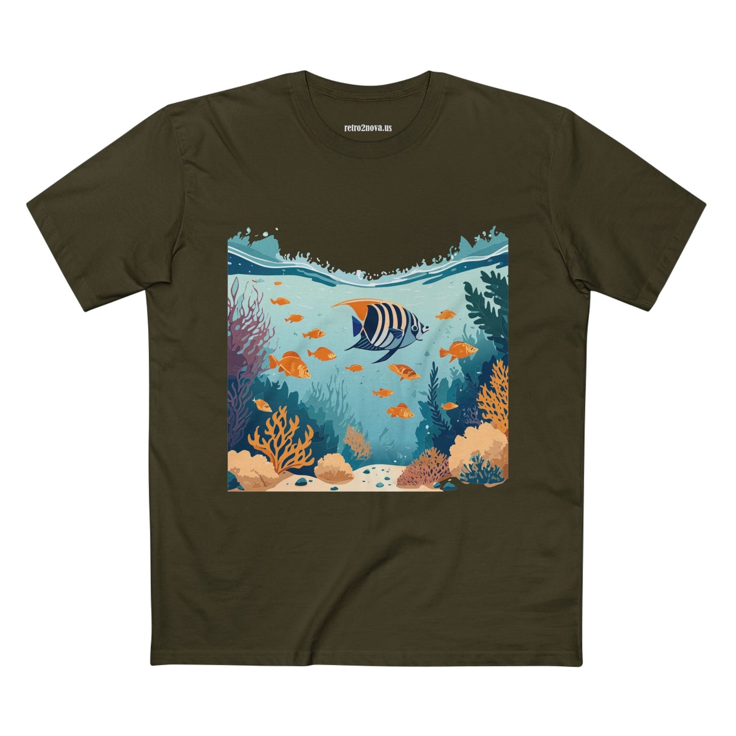 Ocean Pacific Unisex Premium Cotton Art Tee OP 7 Original Design Retro2Nova Collection