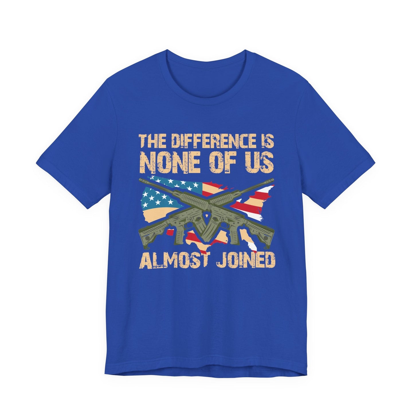 Army Veteran Patriotic Graphic Design Unisex Cotton T-Shirt v18