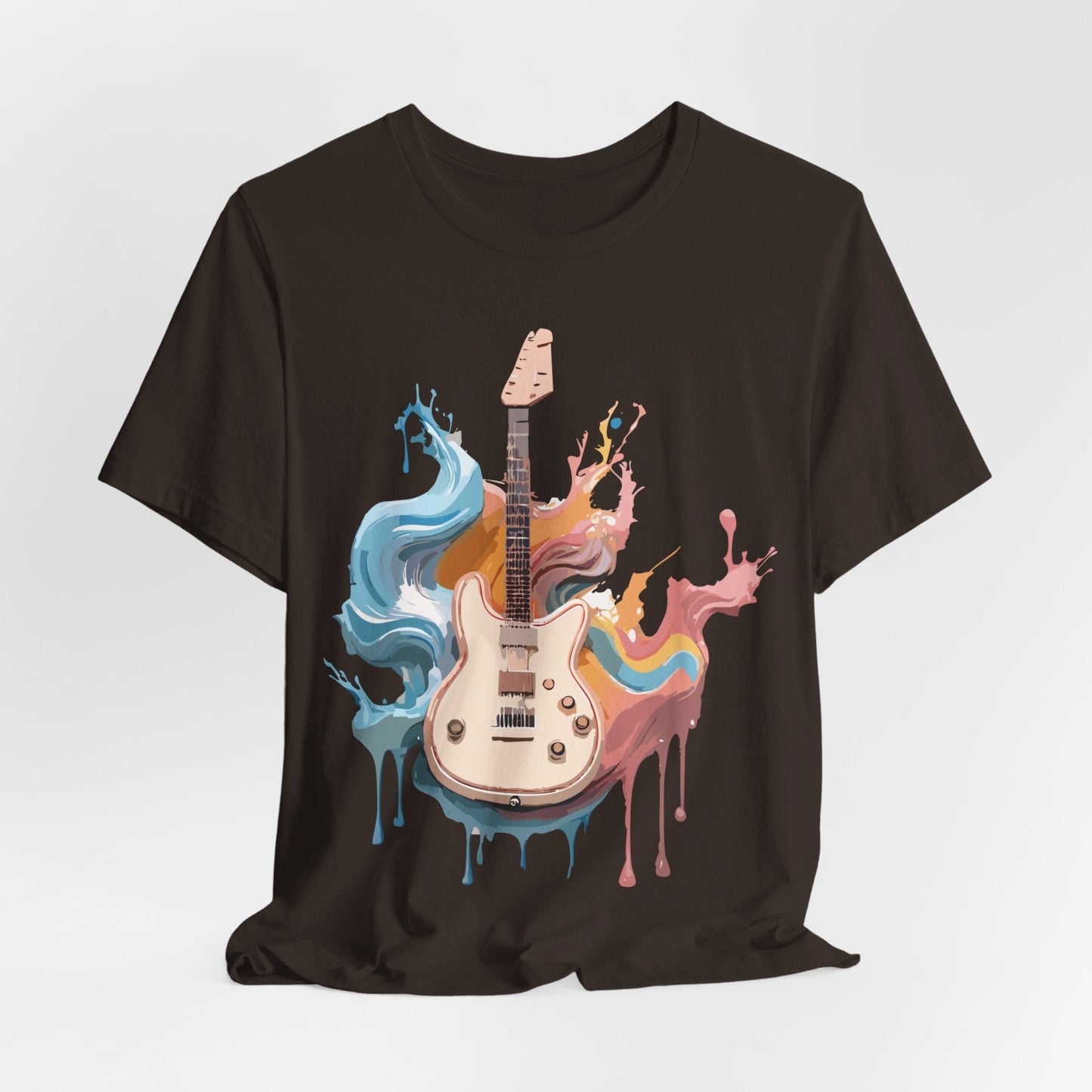Adelpha Music Graphic T Shirt Unisex Short Sleeve Vintage Inspired Art Tee For Everyday Casual Wear
