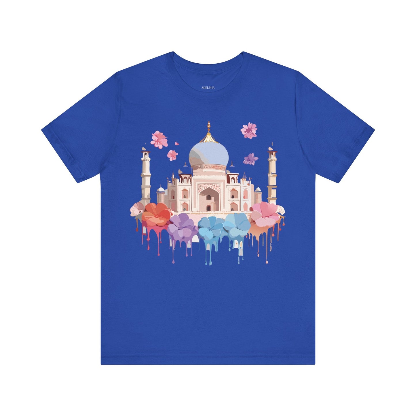 Taj Mahal Tourist Shirt Graphic Tee Unisex Vintage Inspired Adelpha Art Design Edition