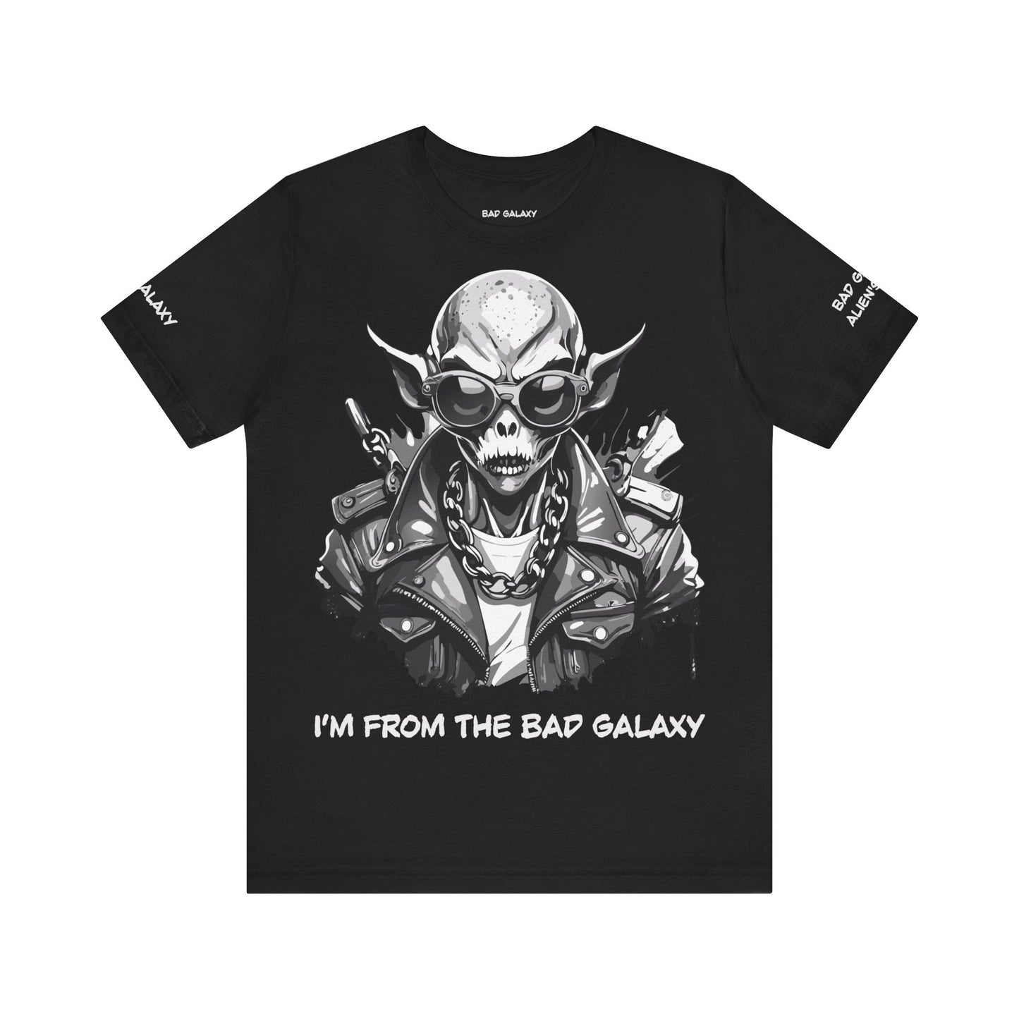 Alien Tee Shirt From Bad Galaxy Made To Order Free Shipping 100 Percent Cotton Eco Friendly In USA